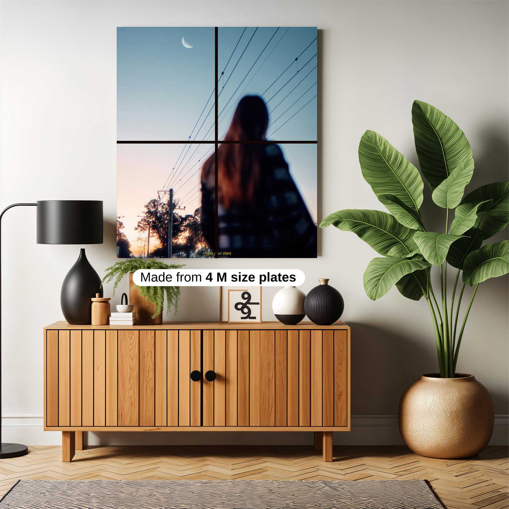 Moonlit Solitude Safe Wall Magnetic / M