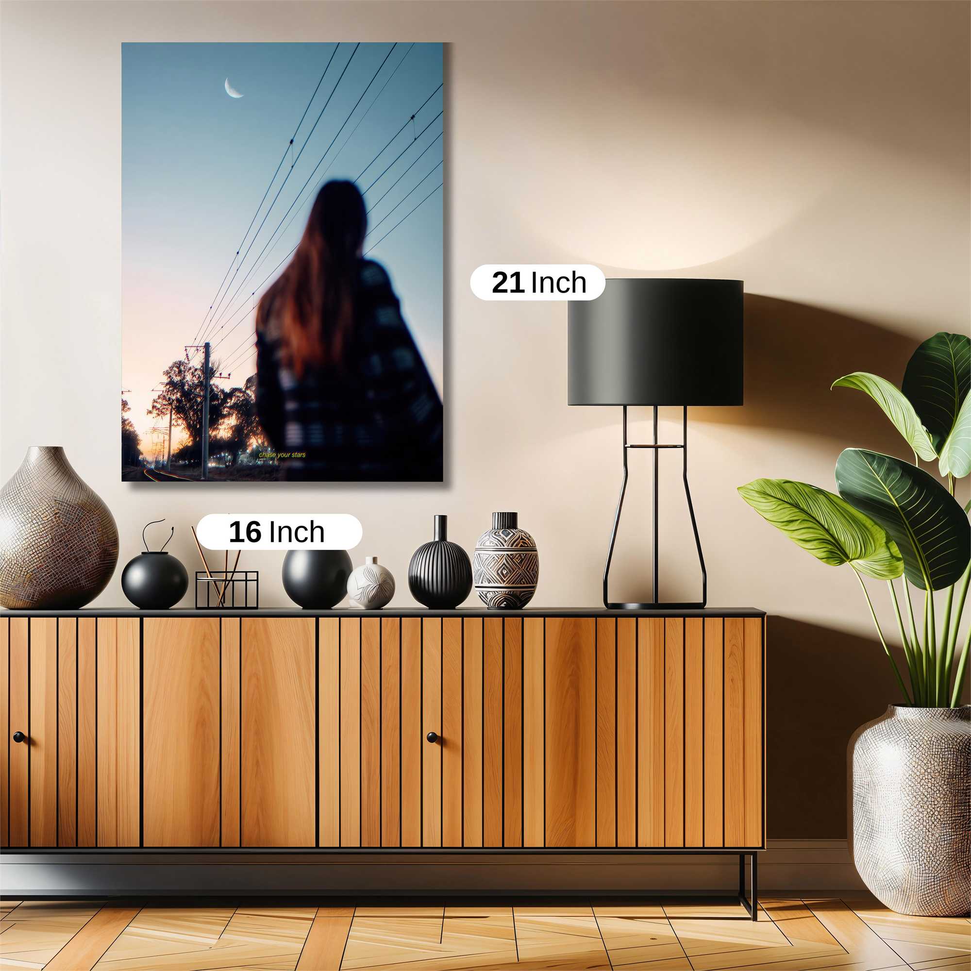 Moonlit Solitude Safe Wall Magnetic / M