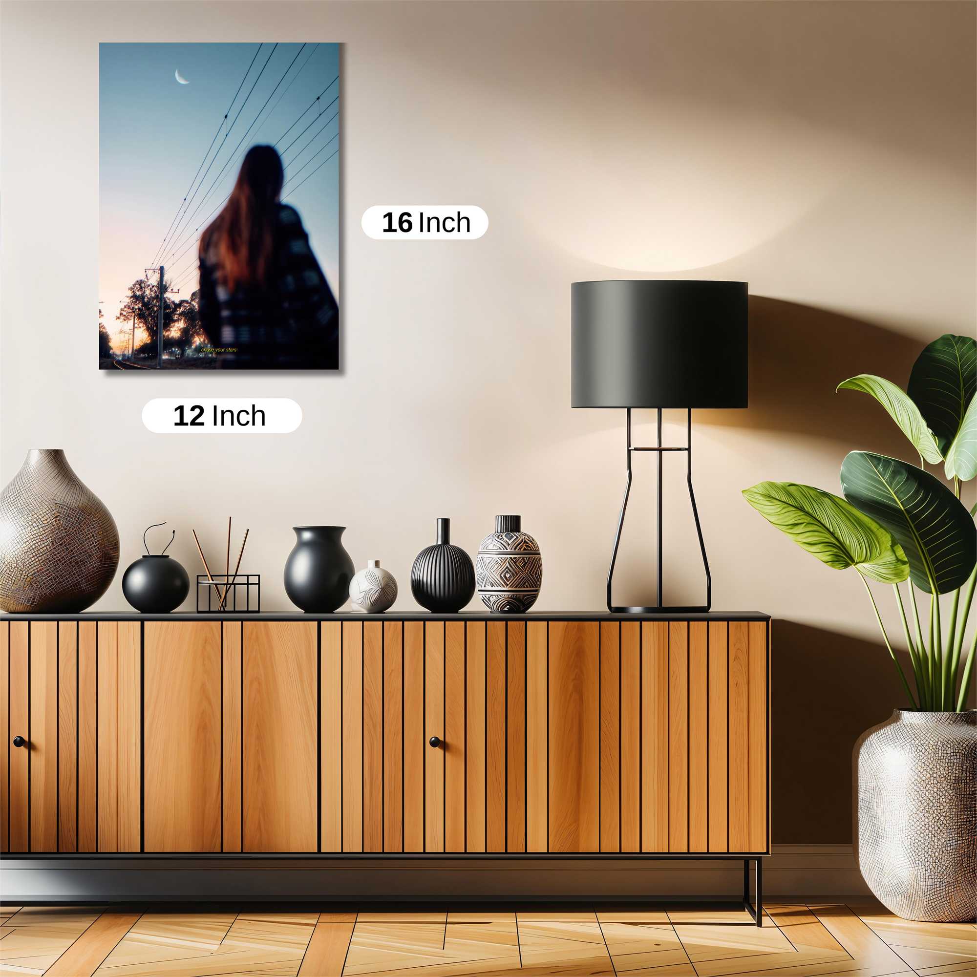 Moonlit Solitude Safe Wall Magnetic / M