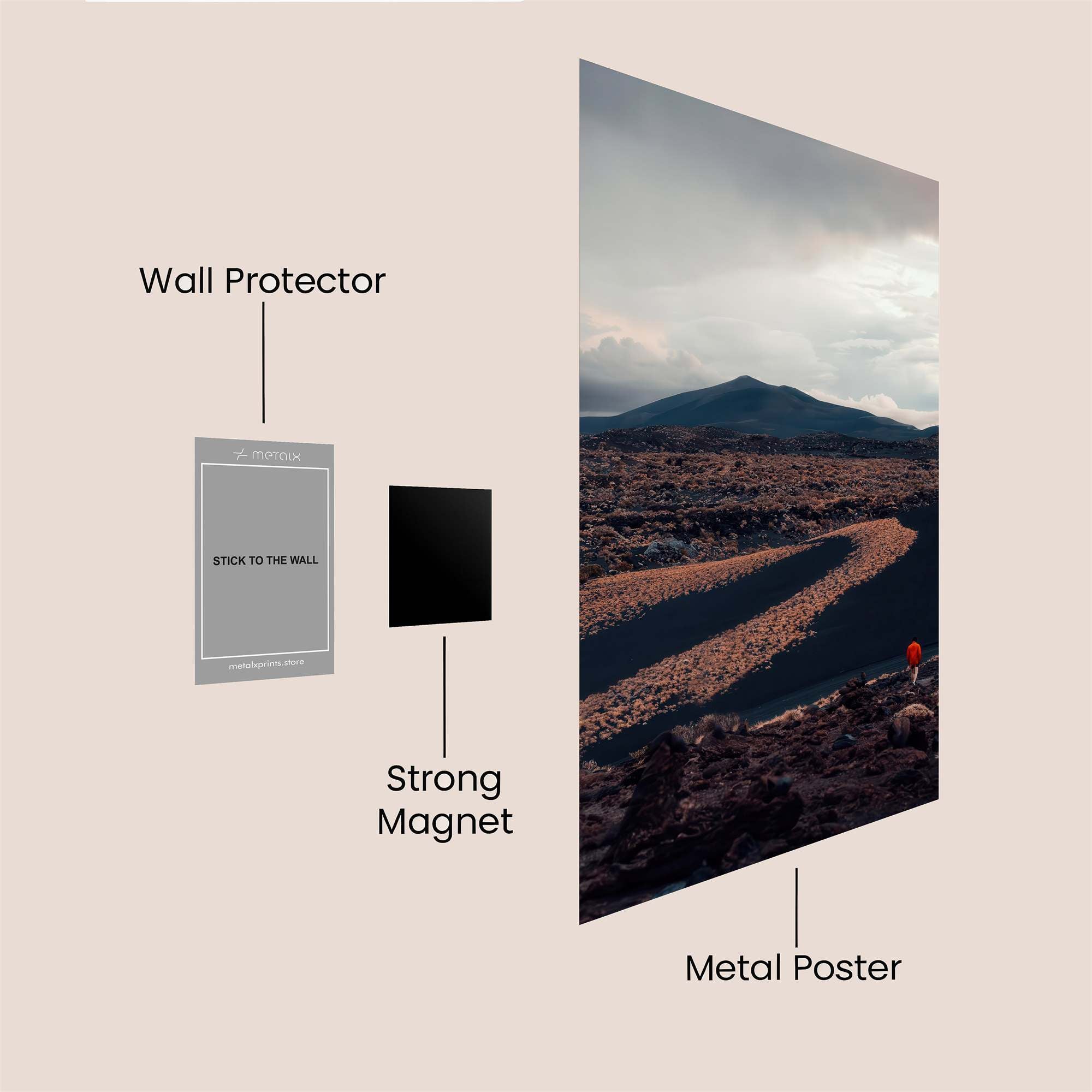 Volcano Serenity Safe Wall Magnetic / M
