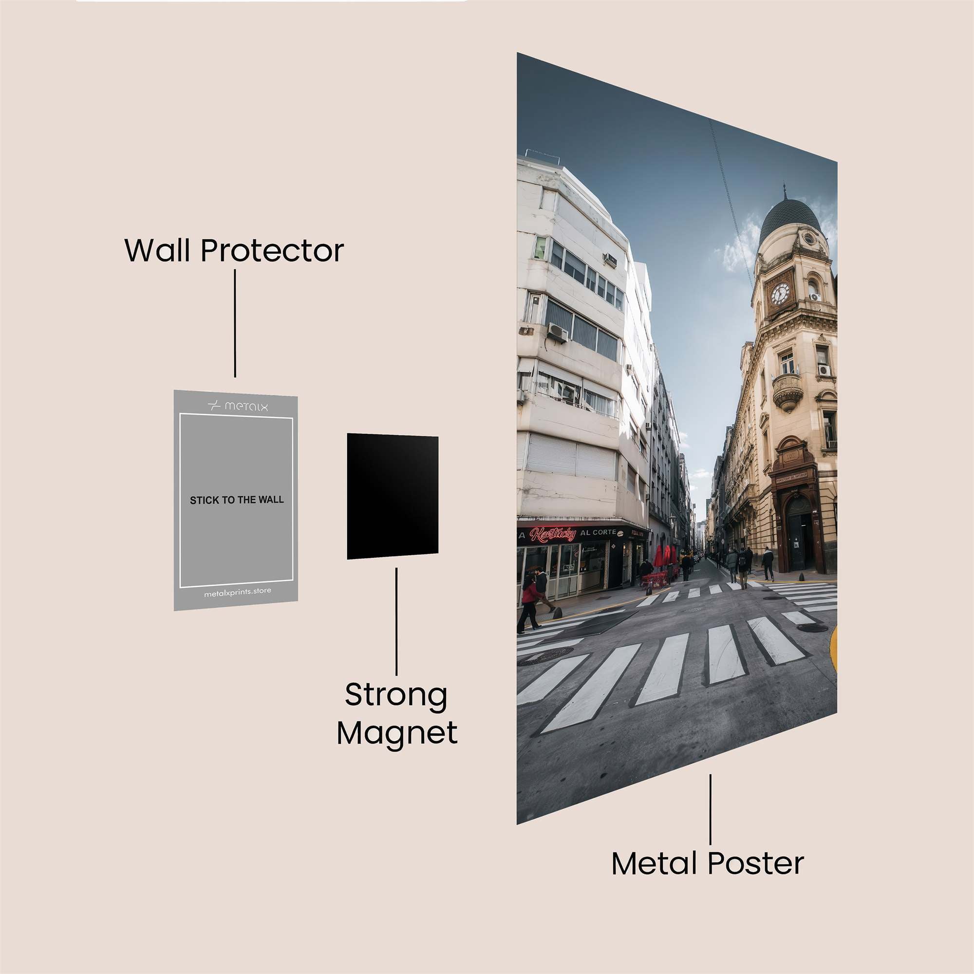 Urban Serenity Safe Wall Magnetic / M