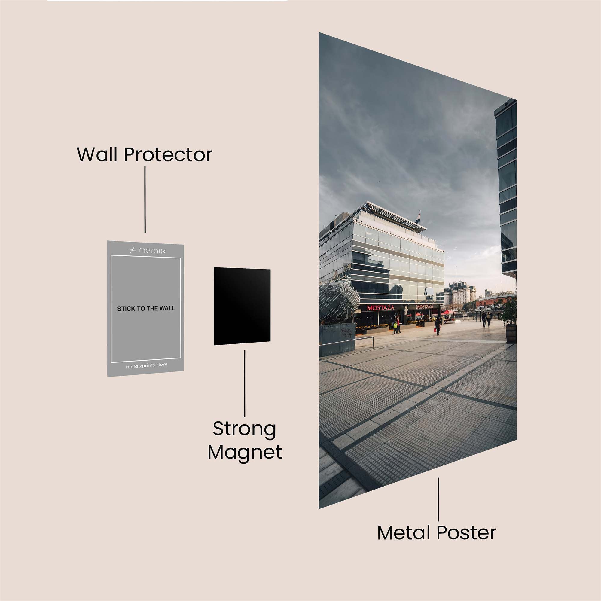 Urban Gloom Safe Wall Magnetic / M