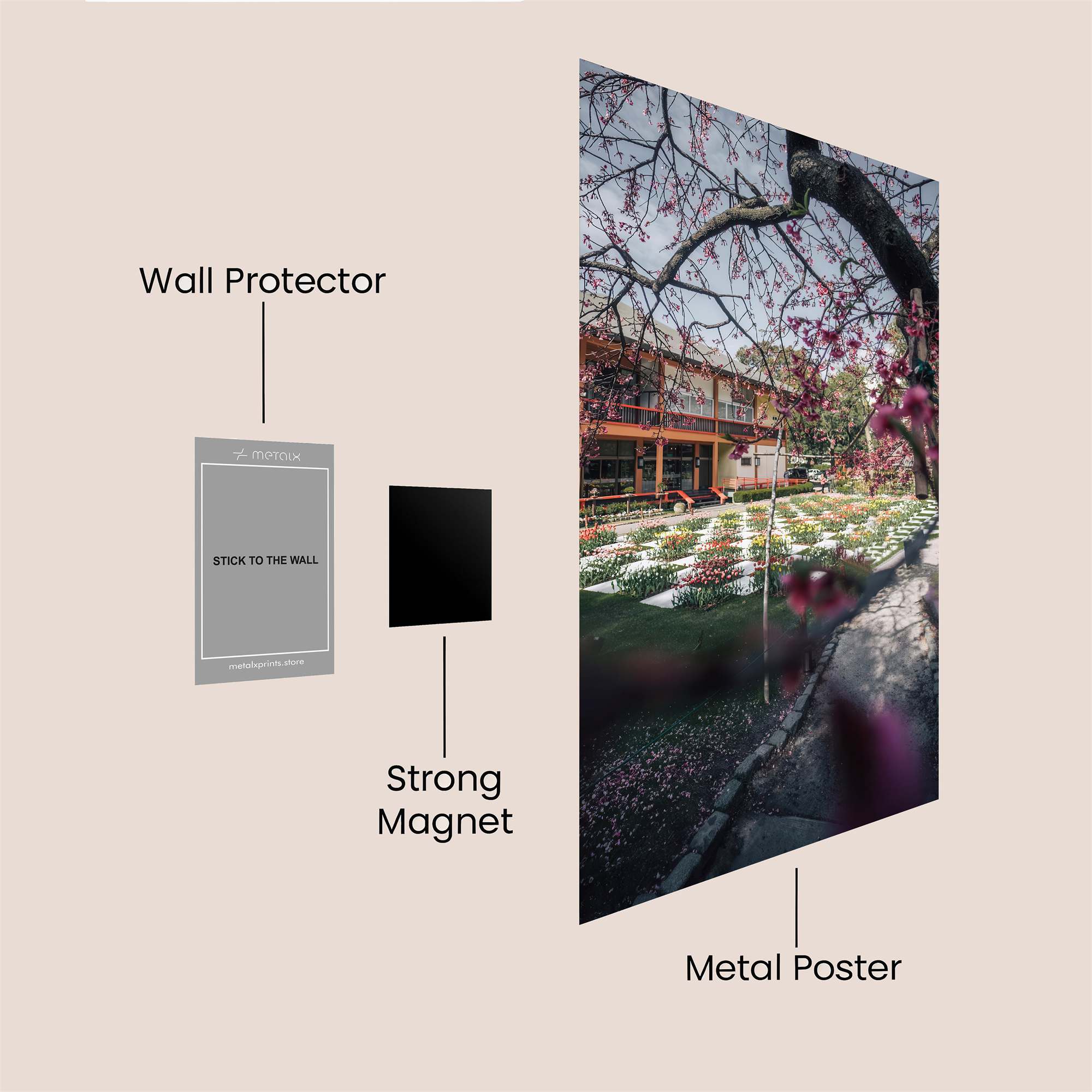 Blossom Serenity Safe Wall Magnetic / M