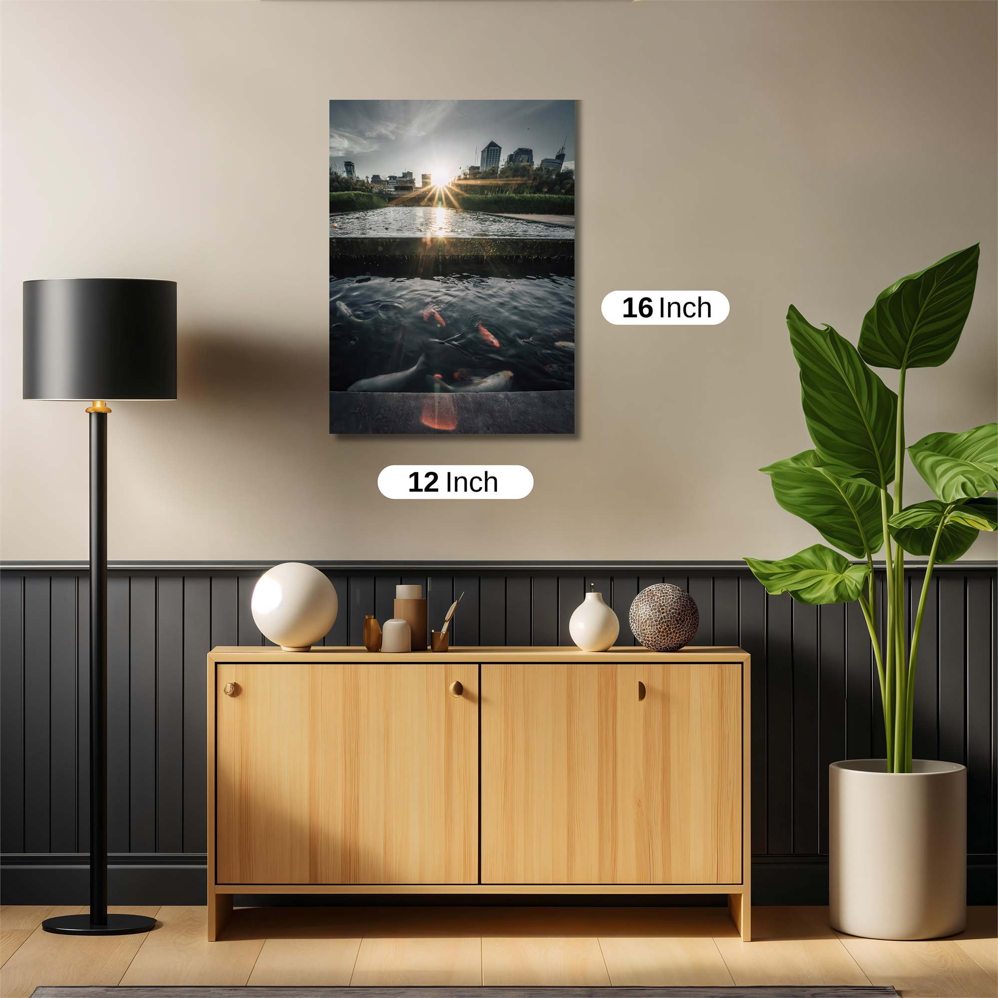 Koi Tranquility Safe Wall Magnetic / M