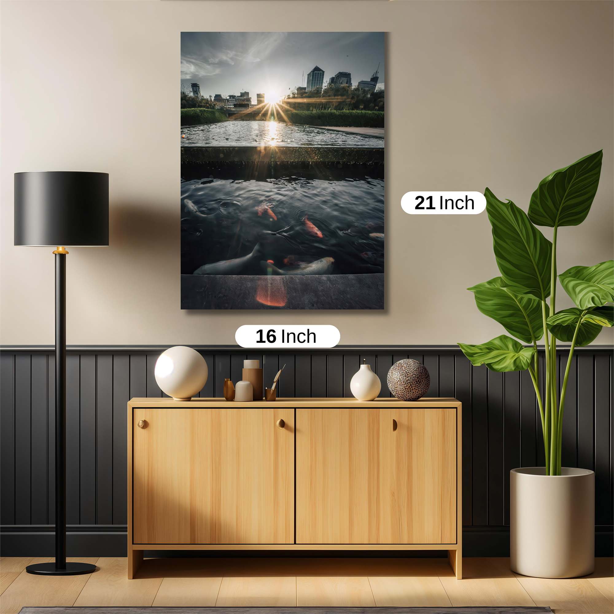 Koi Tranquility Safe Wall Magnetic / M