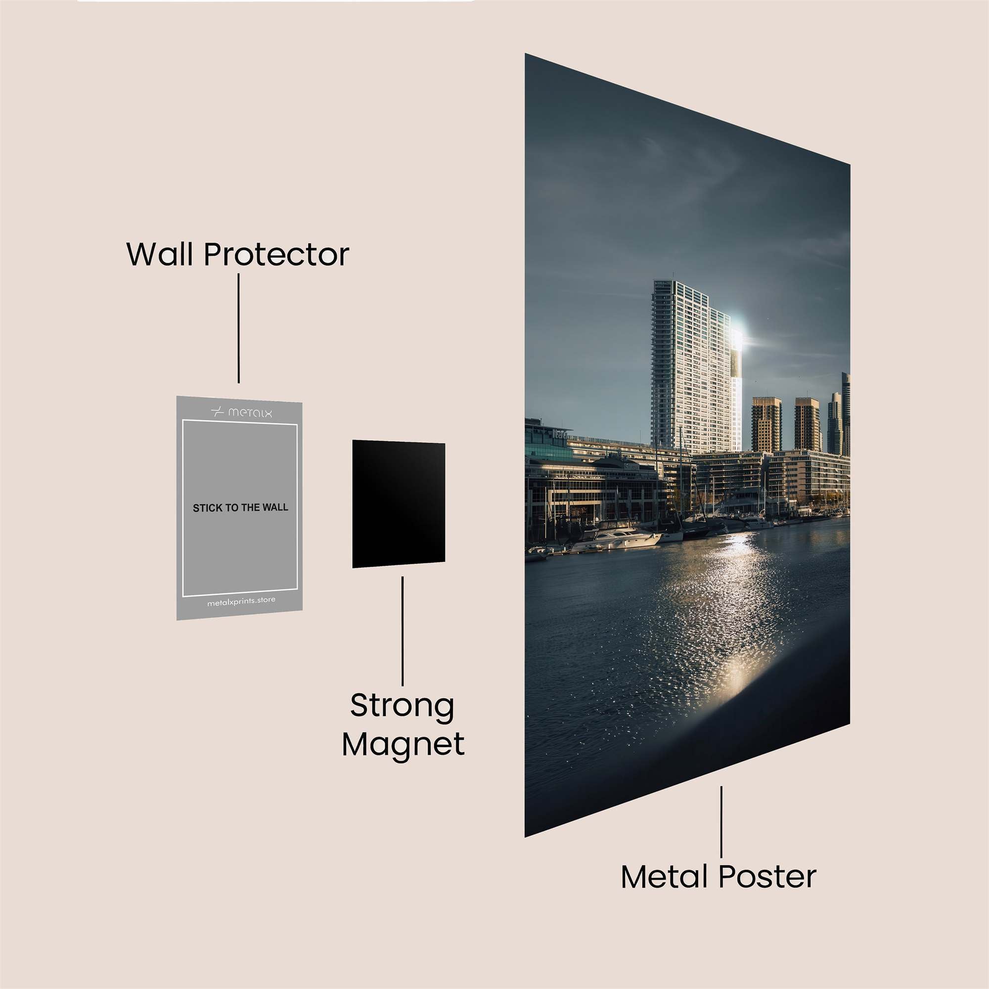 London Serenity Safe Wall Magnetic / M