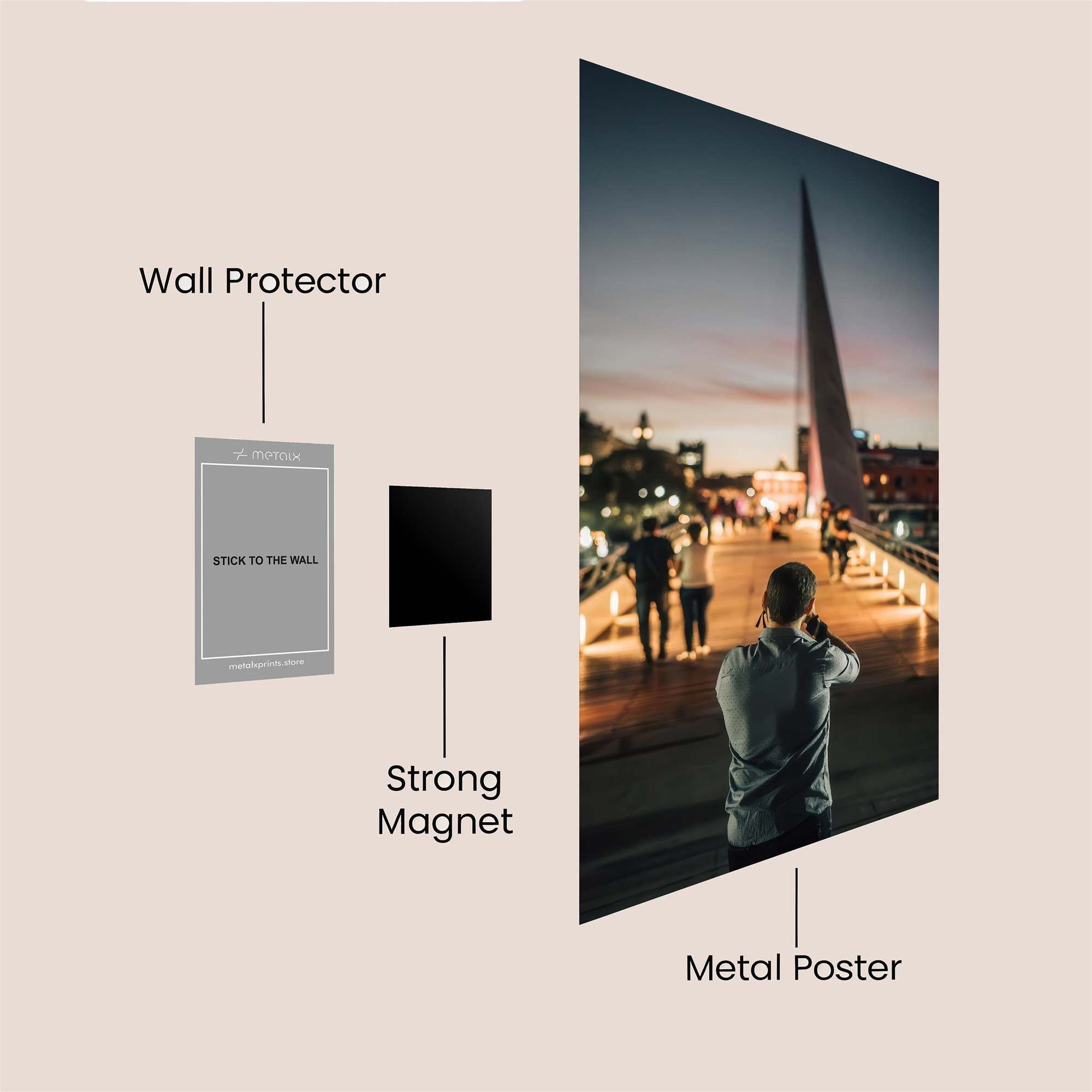 Sailor's Twilight Safe Wall Magnetic / M