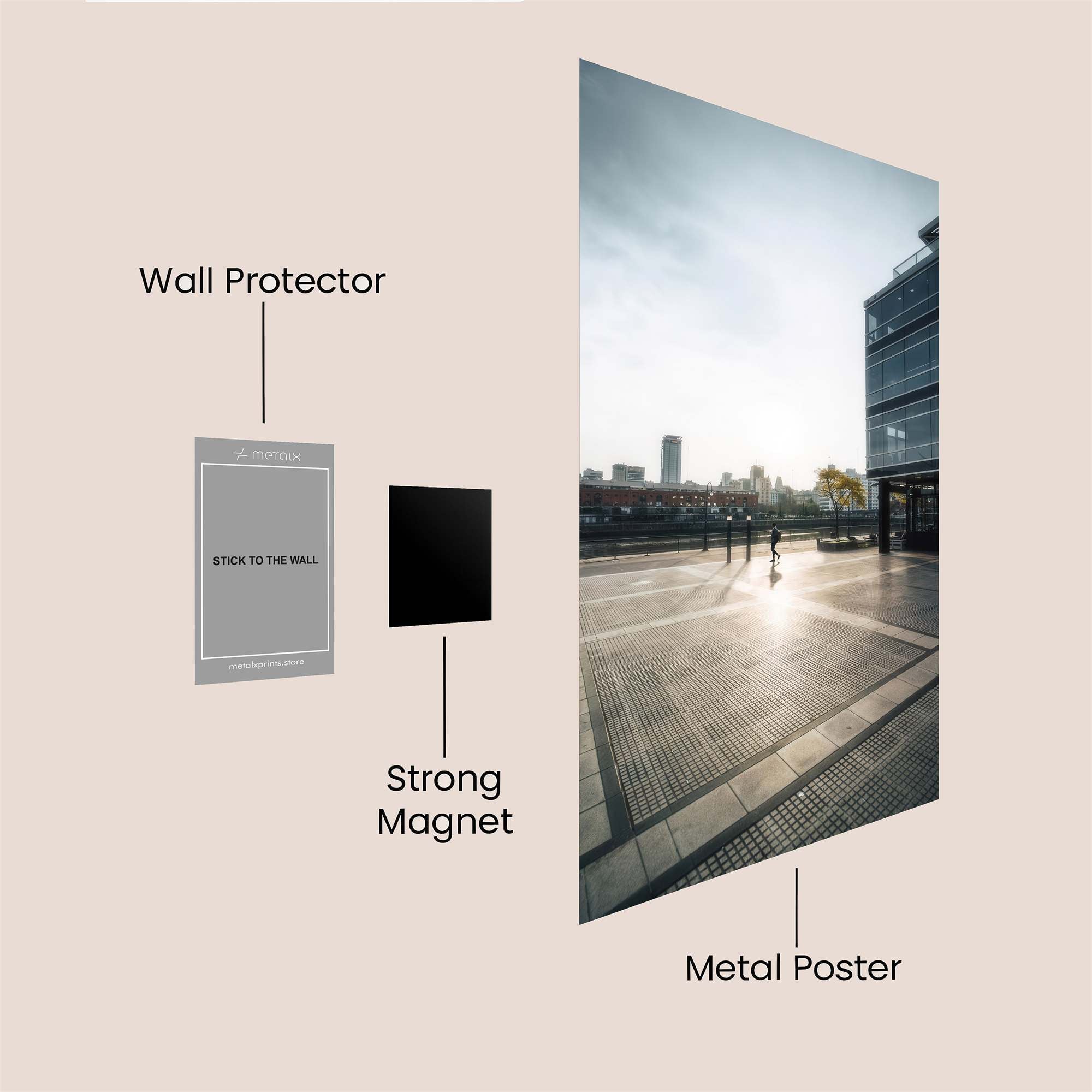 City Tranquil Safe Wall Magnetic / M
