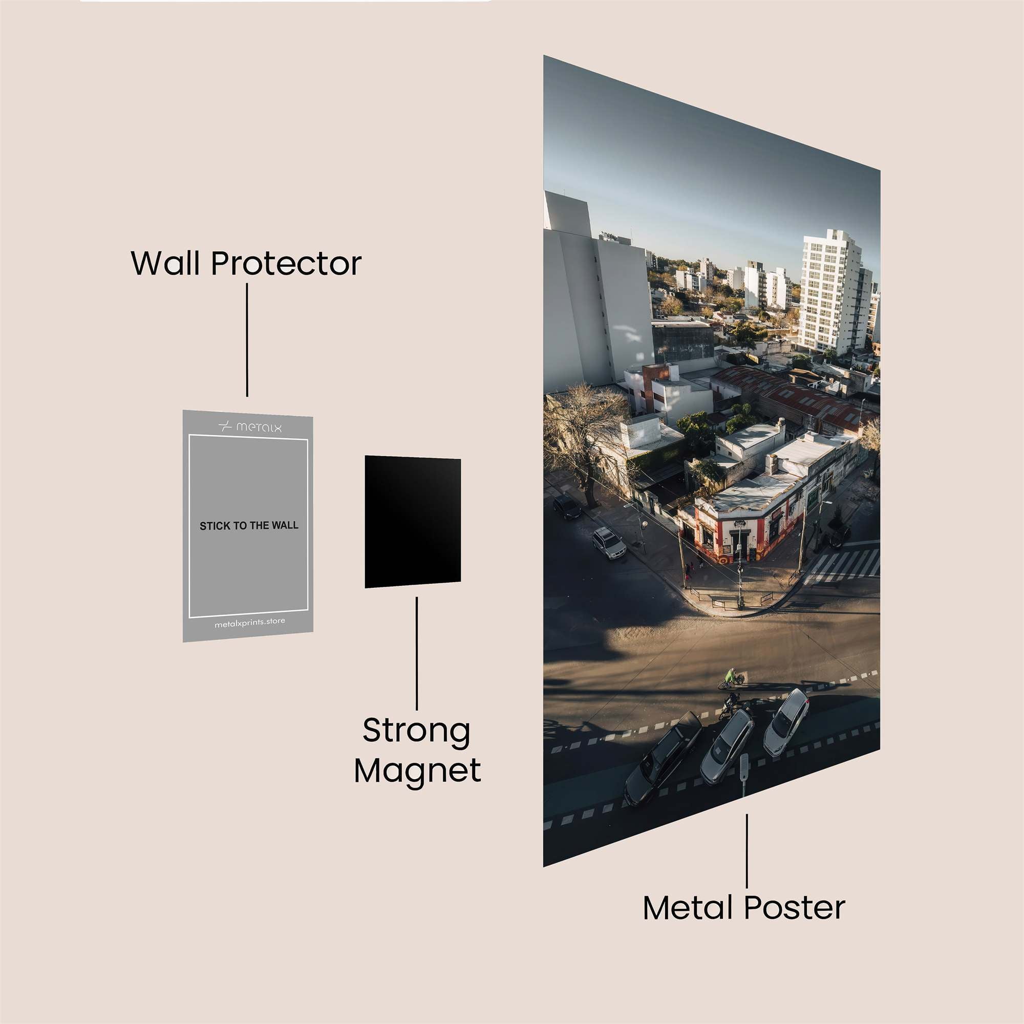 Urban Serenity Safe Wall Magnetic / M