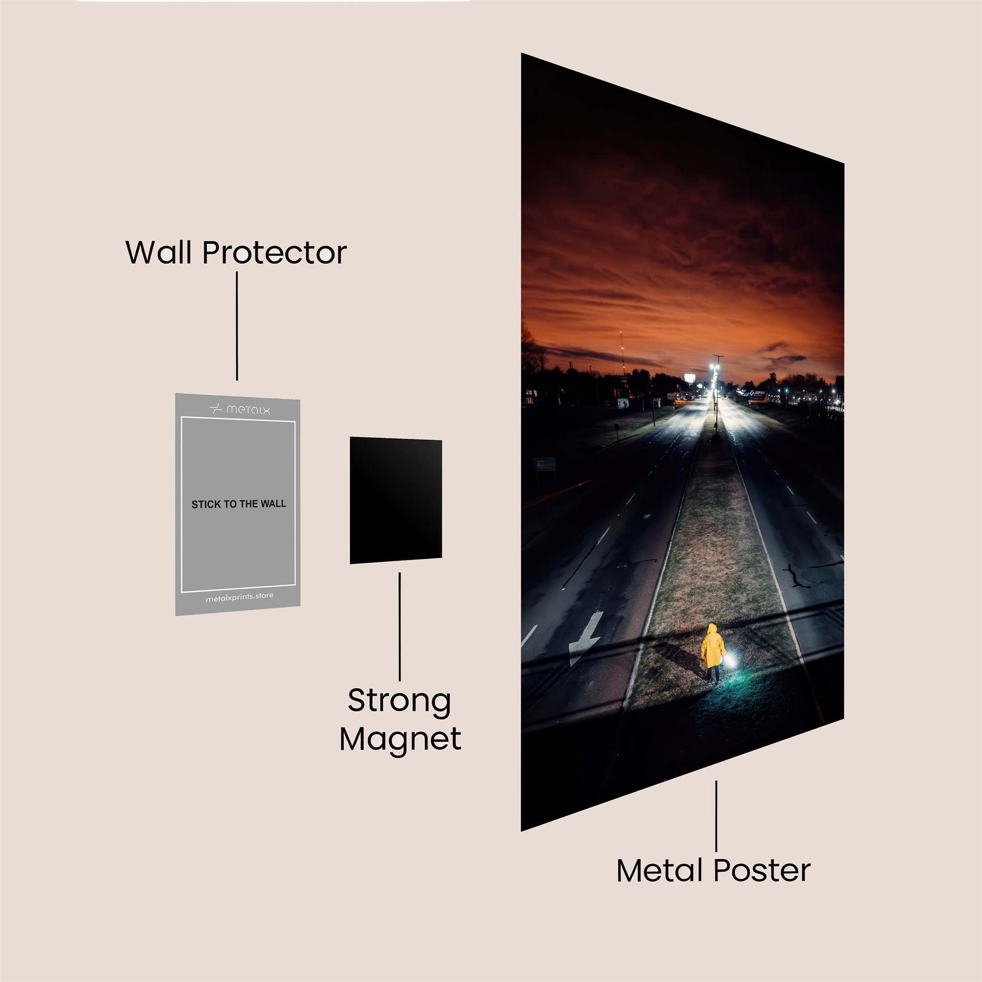 Journey Serene Safe Wall Magnetic / M