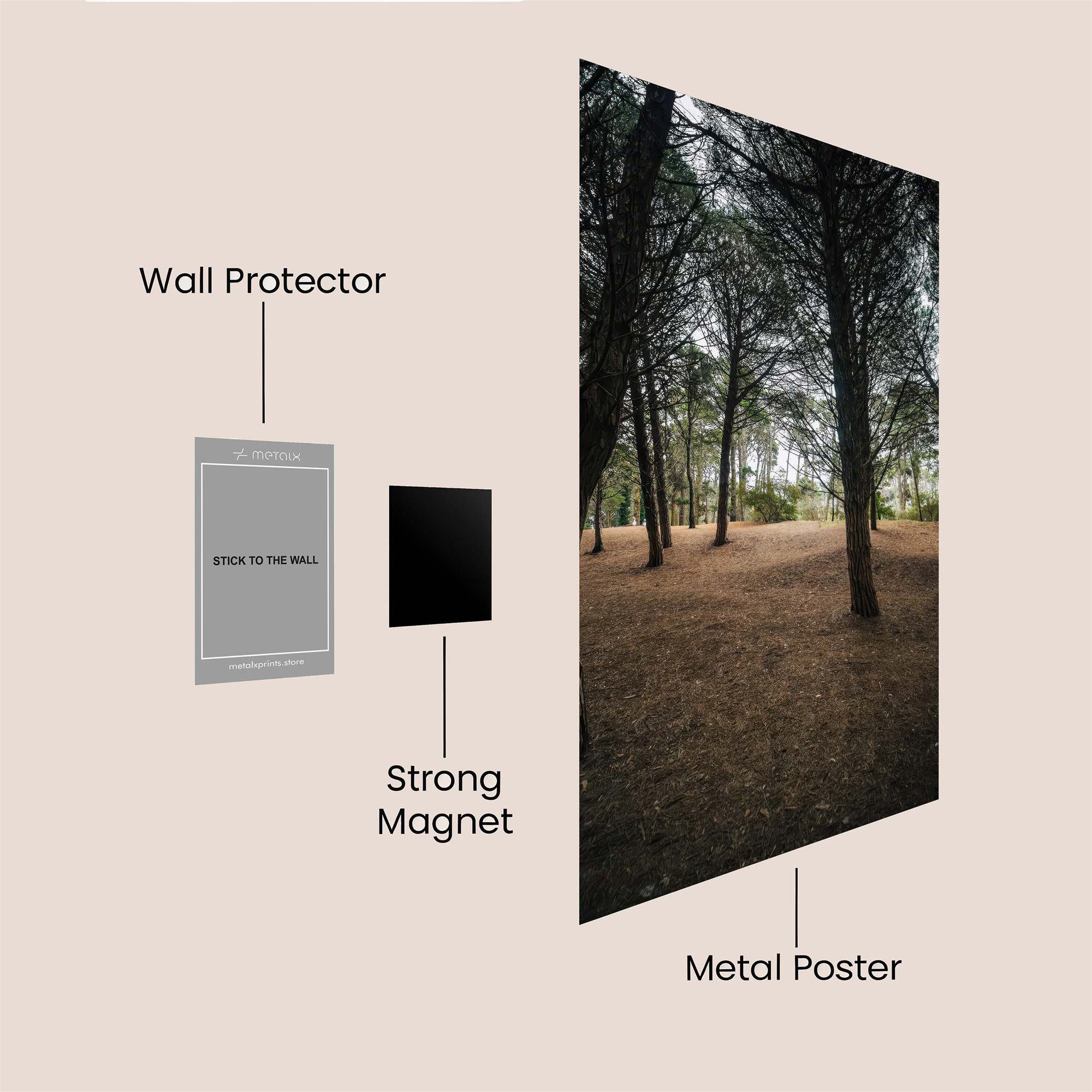 ForestWhisper Safe Wall Magnetic / M