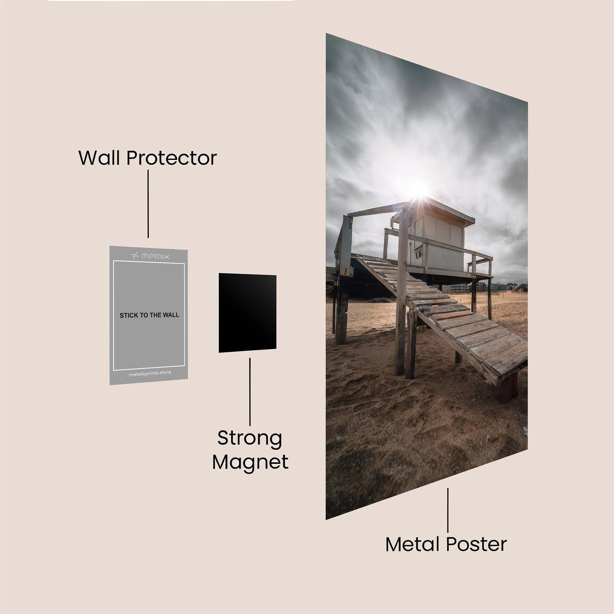 Lifeguard Solitude Safe Wall Magnetic / M