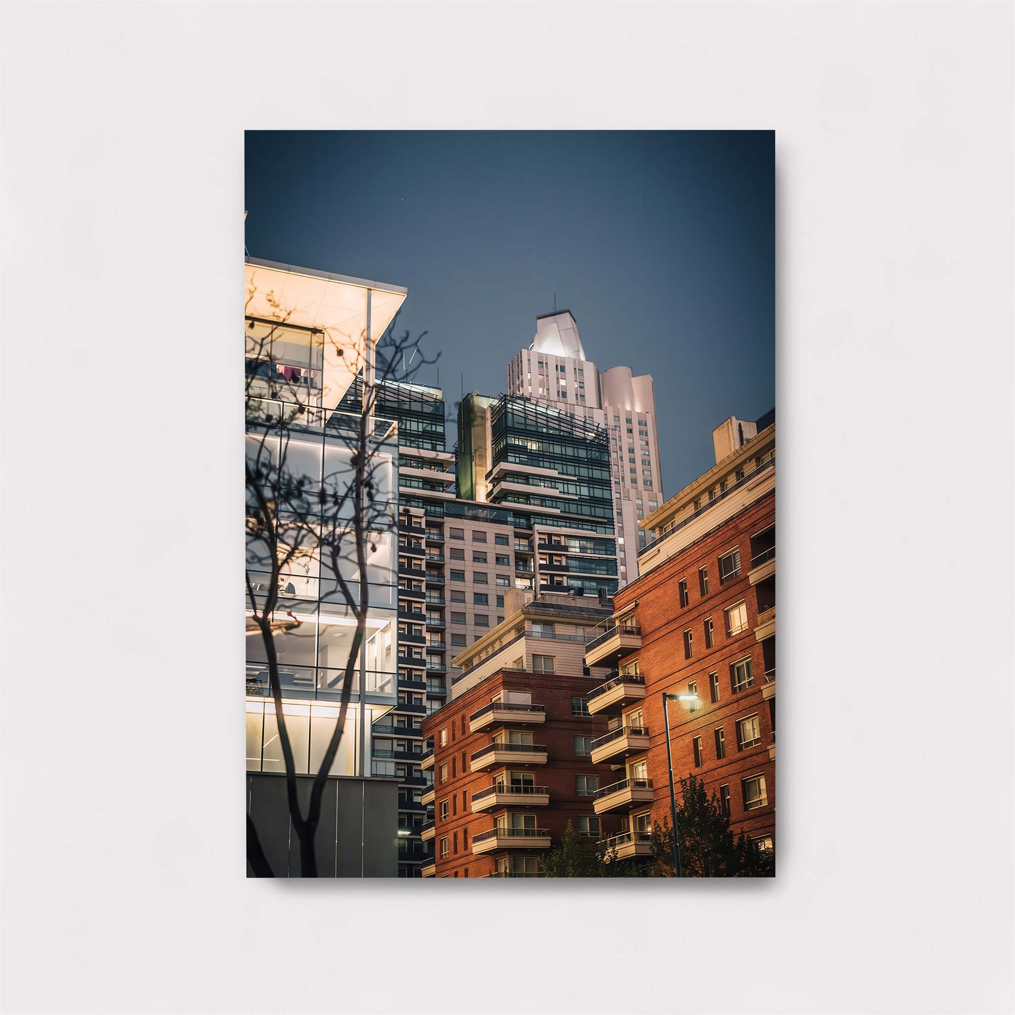 Cityscape Serenity Safe Wall Magnetic / M