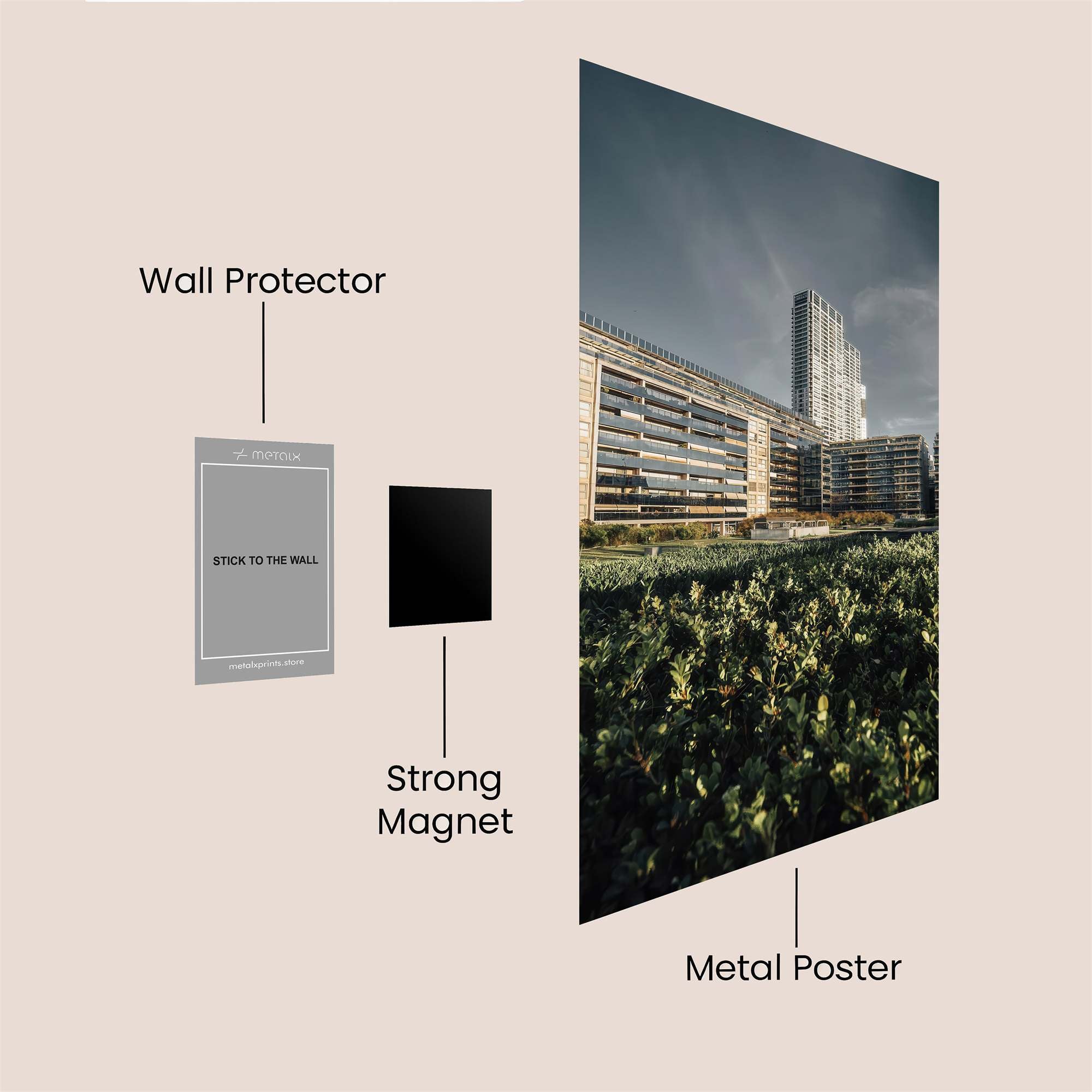 Urban Serenity Safe Wall Magnetic / M