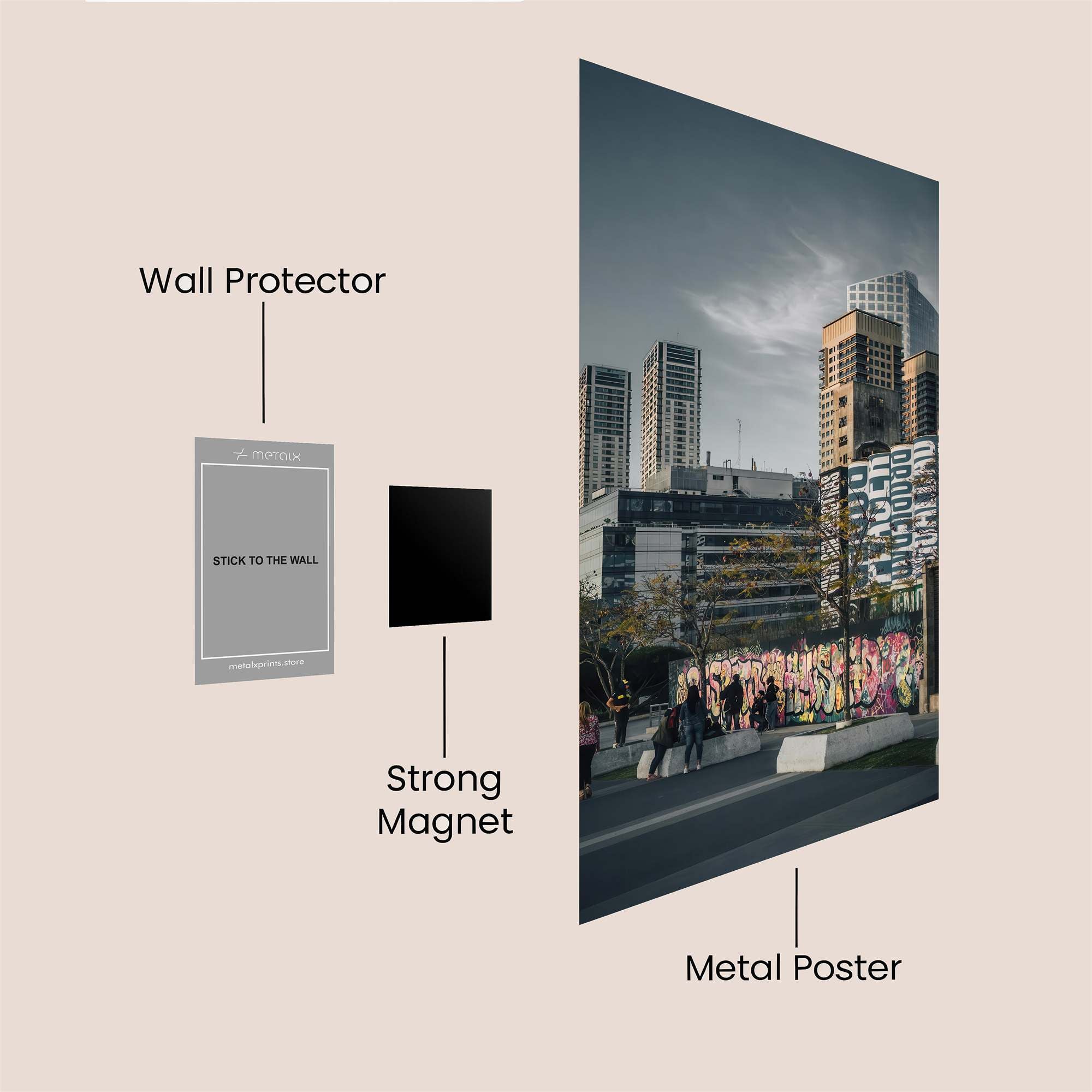 City Pulse Safe Wall Magnetic / M