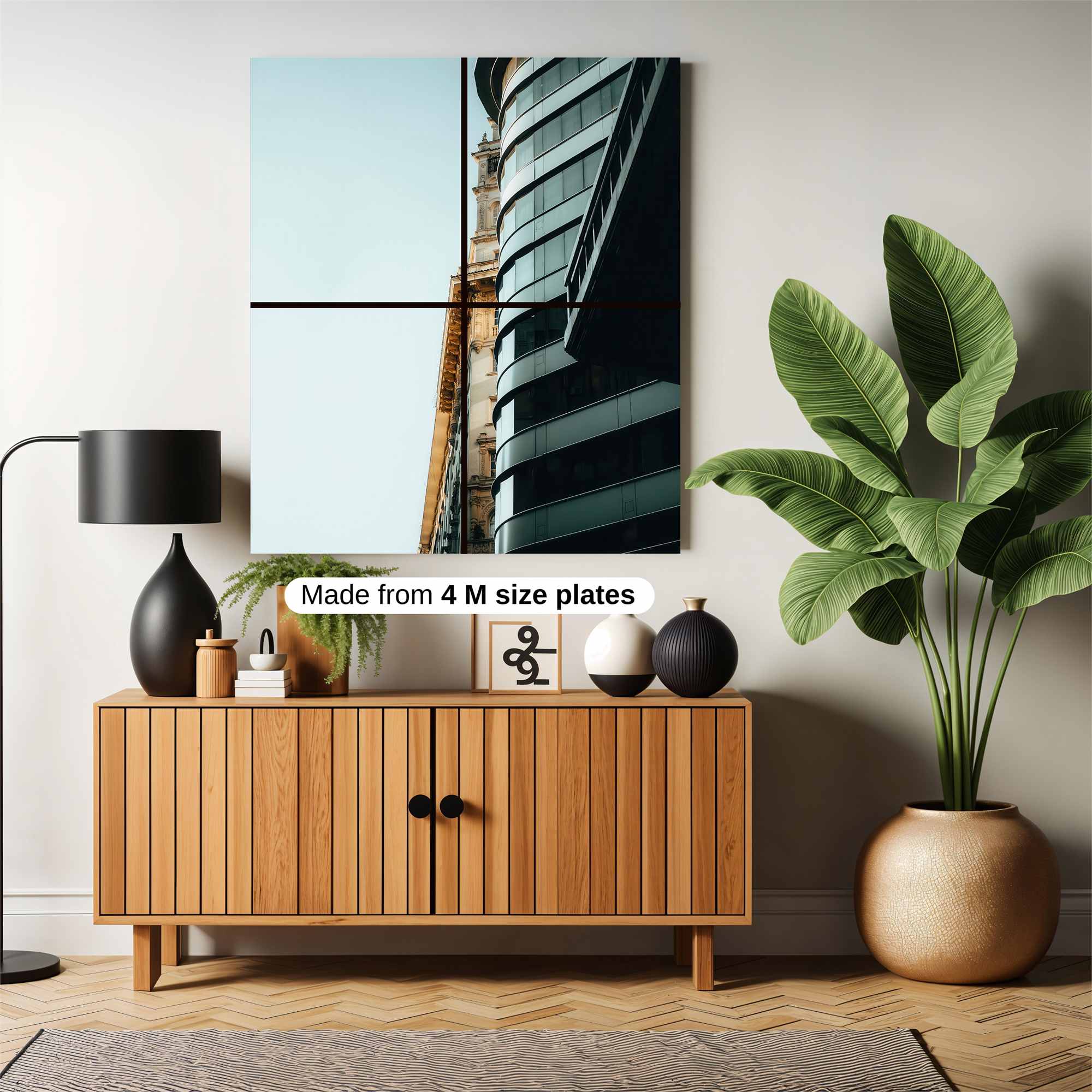 Skyscraper Serenity Safe Wall Magnetic / M