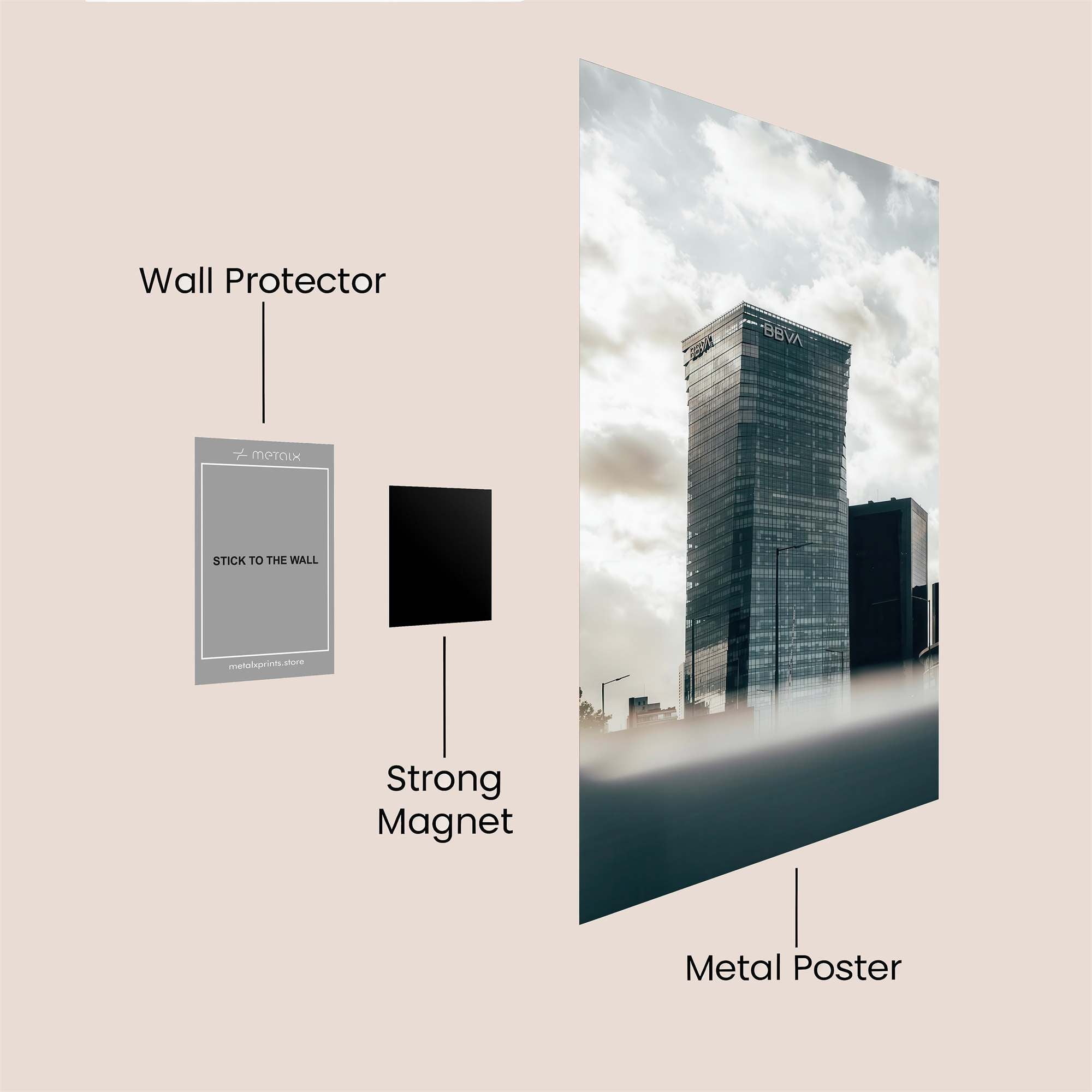 Dellon Dream Safe Wall Magnetic / M