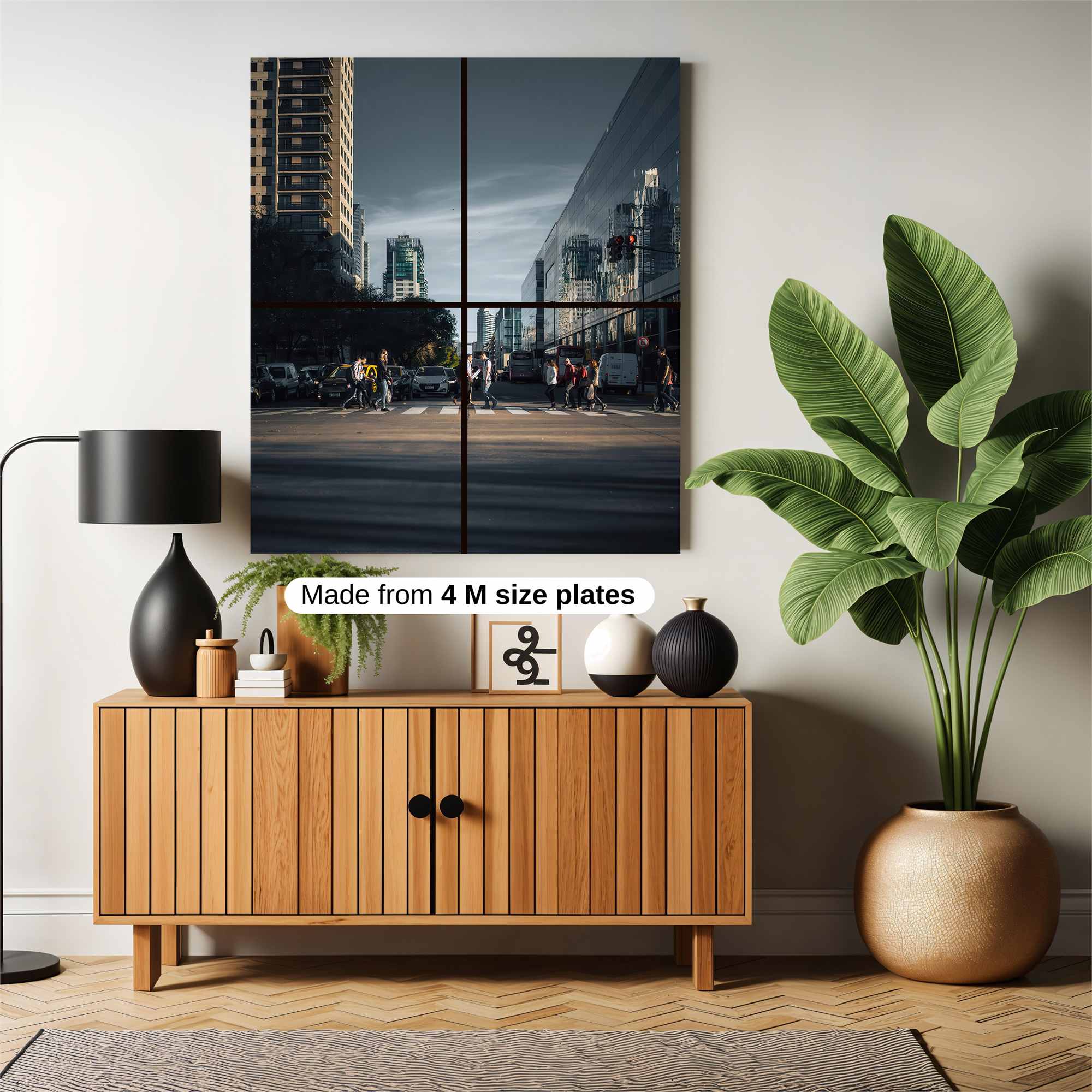 Cityscape Serenity Safe Wall Magnetic / M