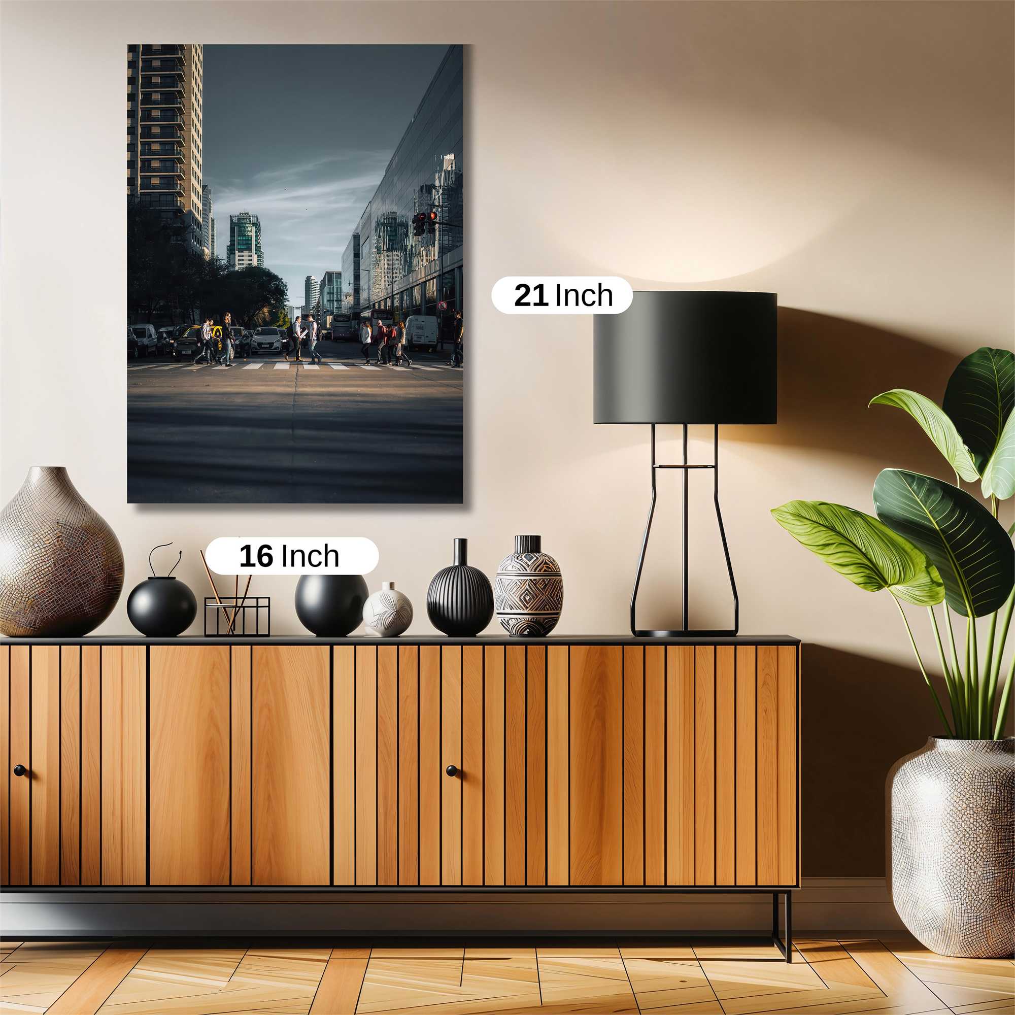 Cityscape Serenity Safe Wall Magnetic / M