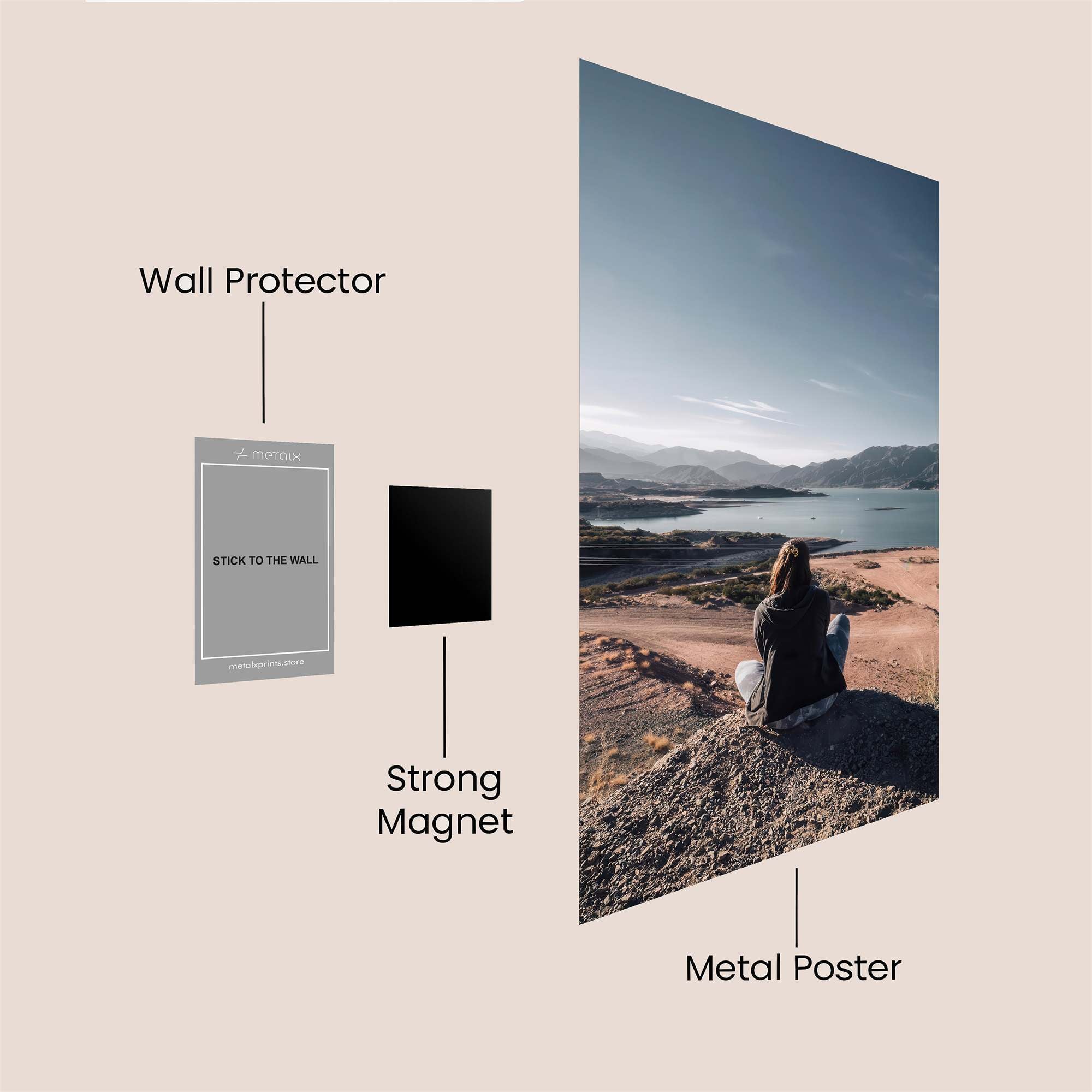 Solitude Serenity Safe Wall Magnetic / M