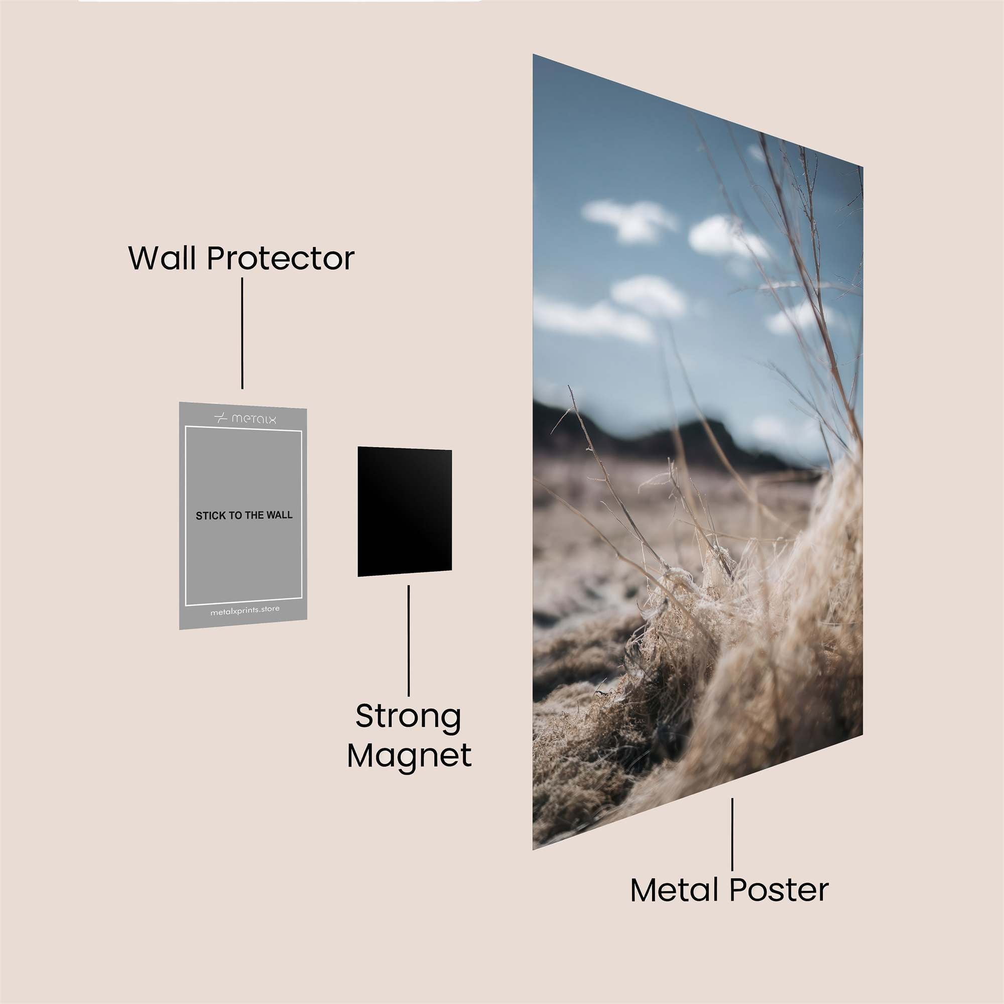 Desolate Whisper Safe Wall Magnetic / M