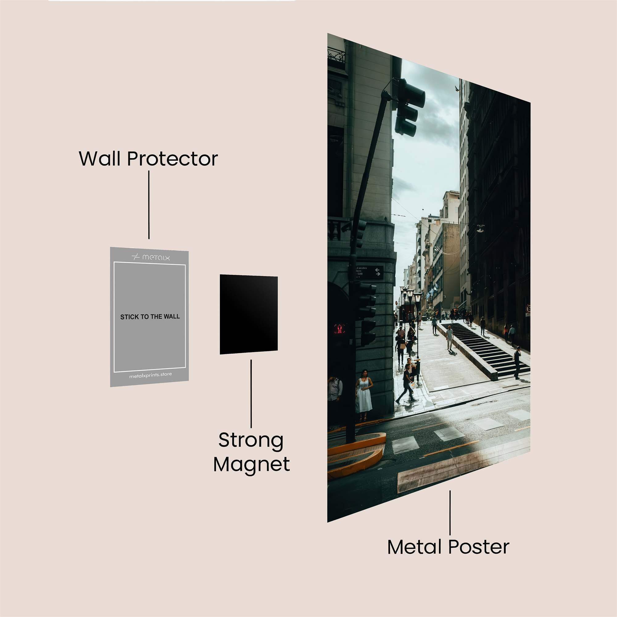 City Gloom Safe Wall Magnetic / M