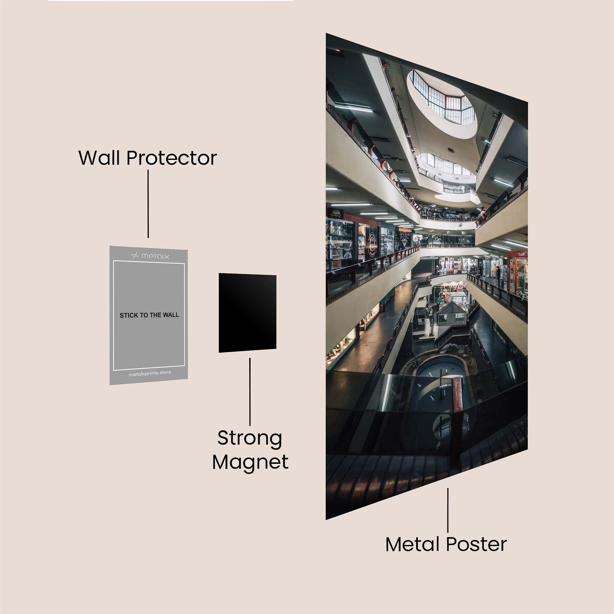Mall Serenity Safe Wall Magnetic / M