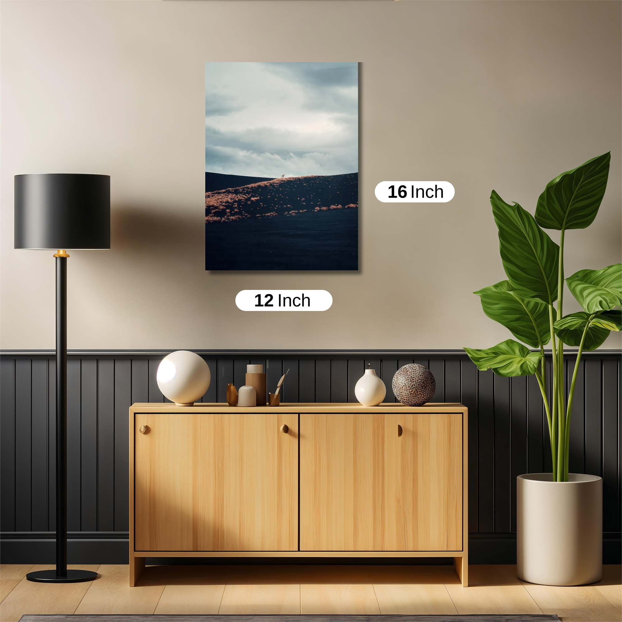 Lone Tranquil Safe Wall Magnetic / M