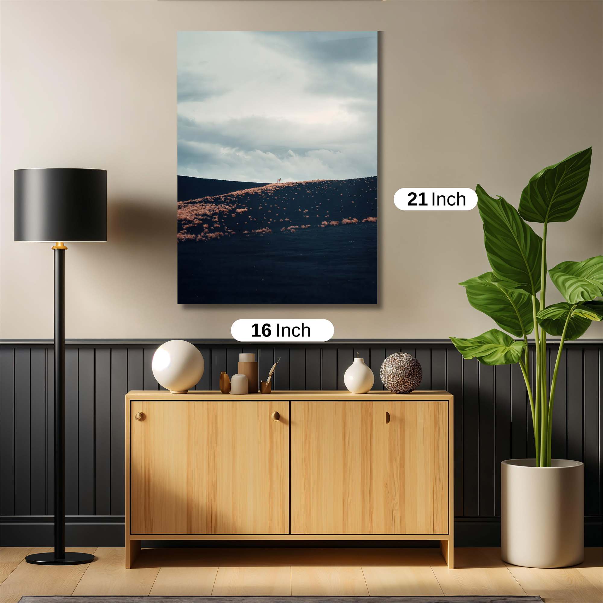 Lone Tranquil Safe Wall Magnetic / M