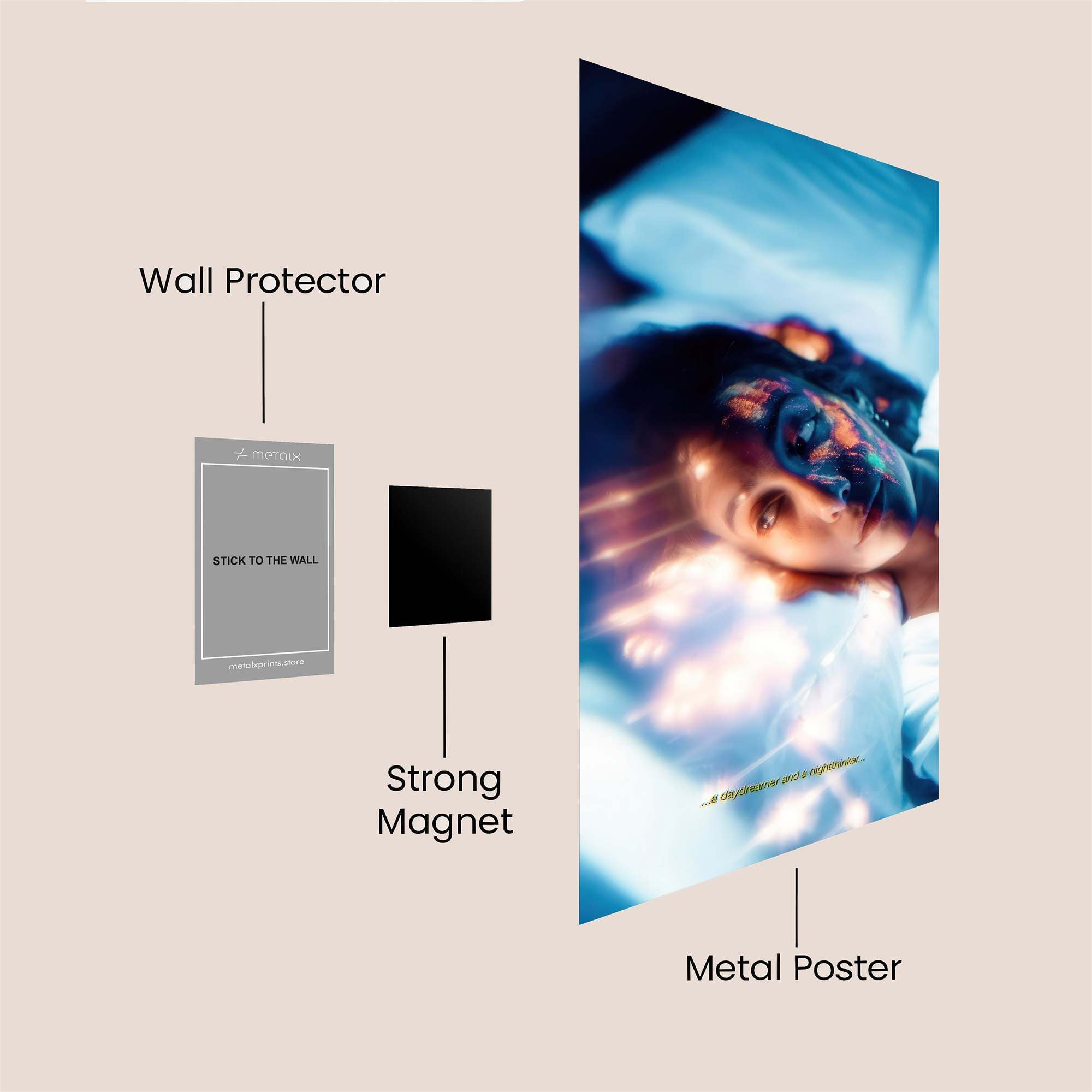 Dreamer Serene Safe Wall Magnetic / M