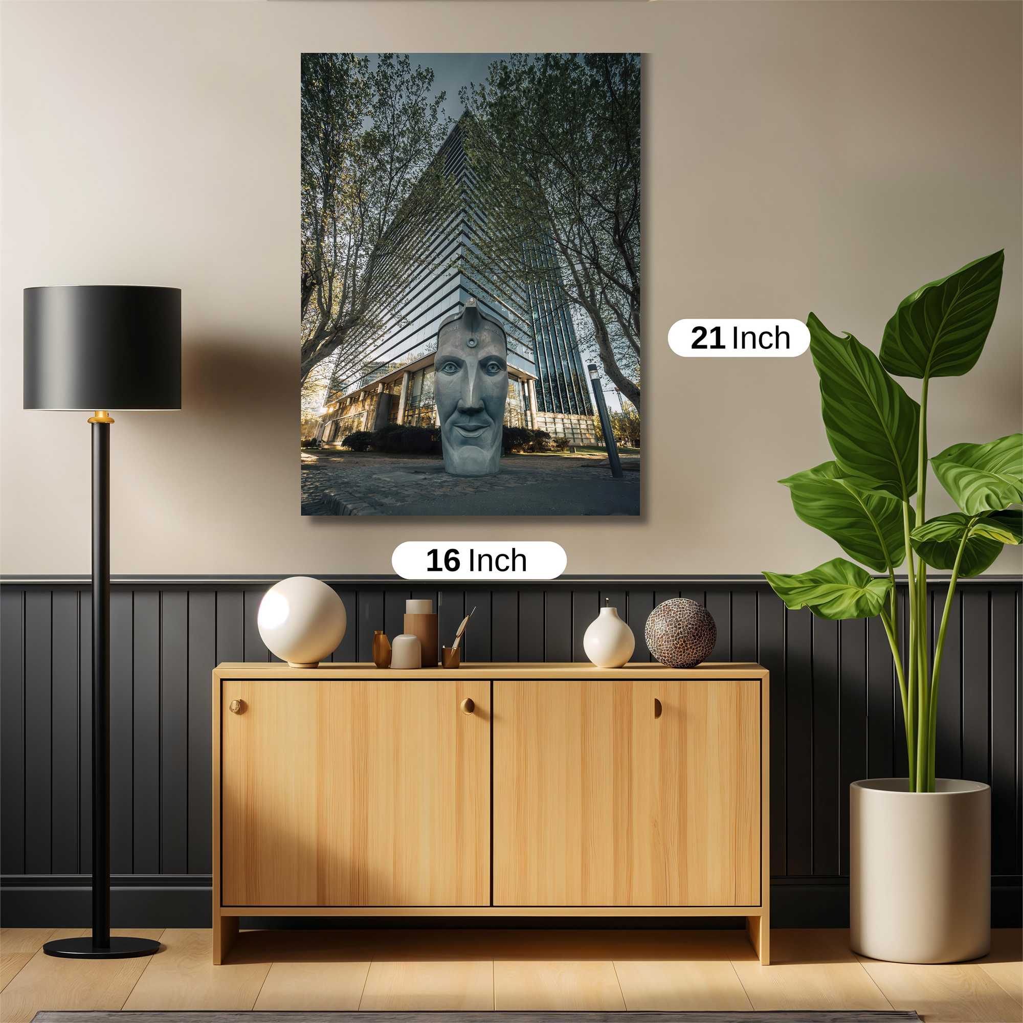 Sculpture Serene Safe Wall Magnetic / M