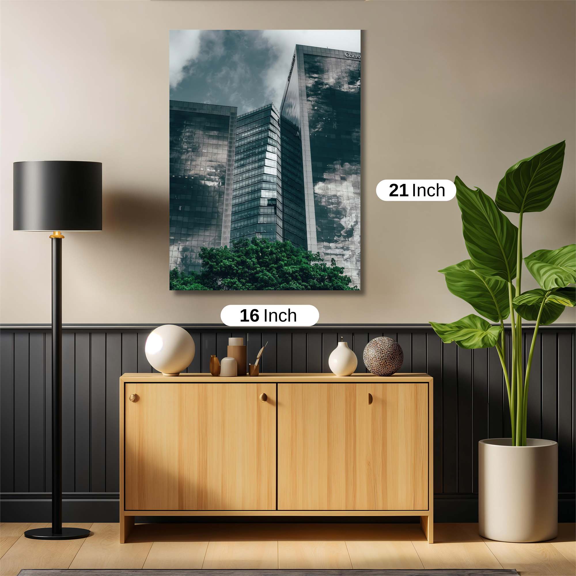 Skyscraper Gloom Safe Wall Magnetic / M