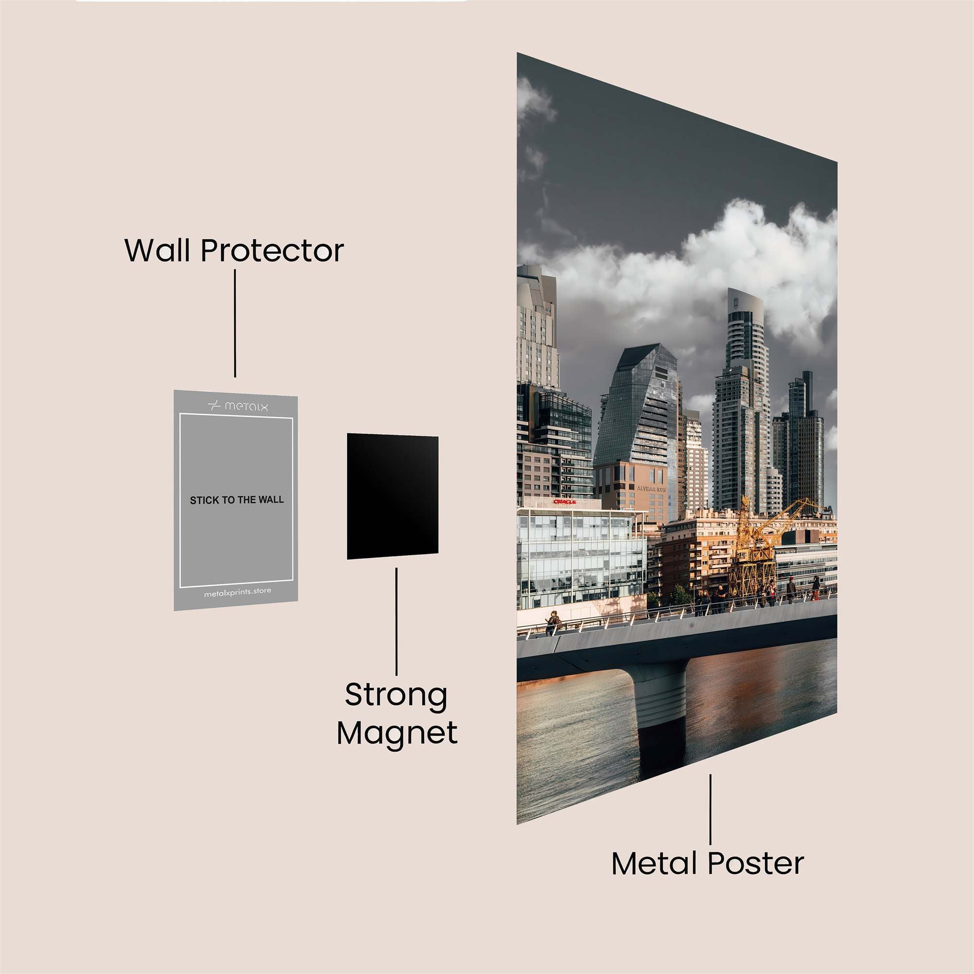 City Pulse Safe Wall Magnetic / M