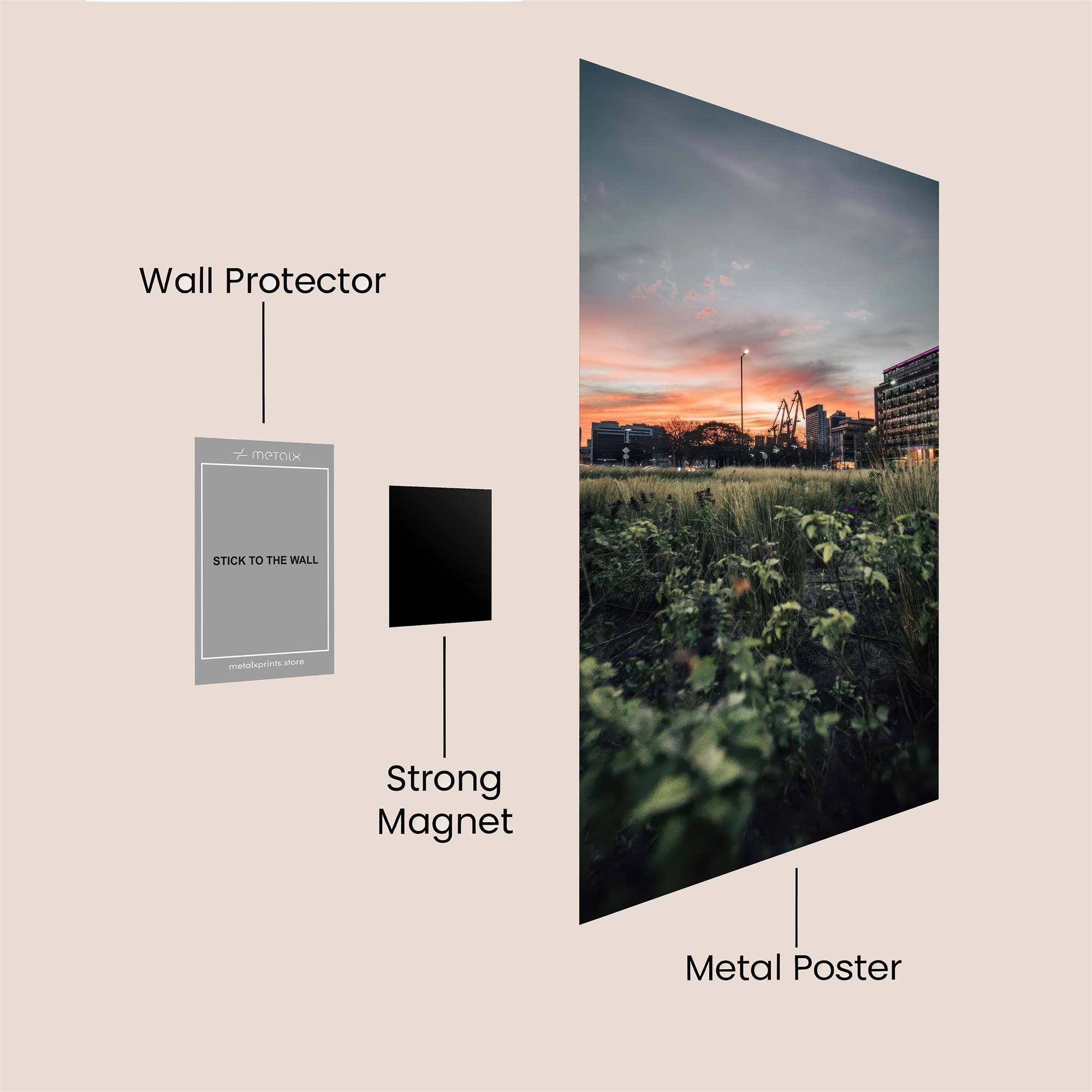 City Serenity Safe Wall Magnetic / M