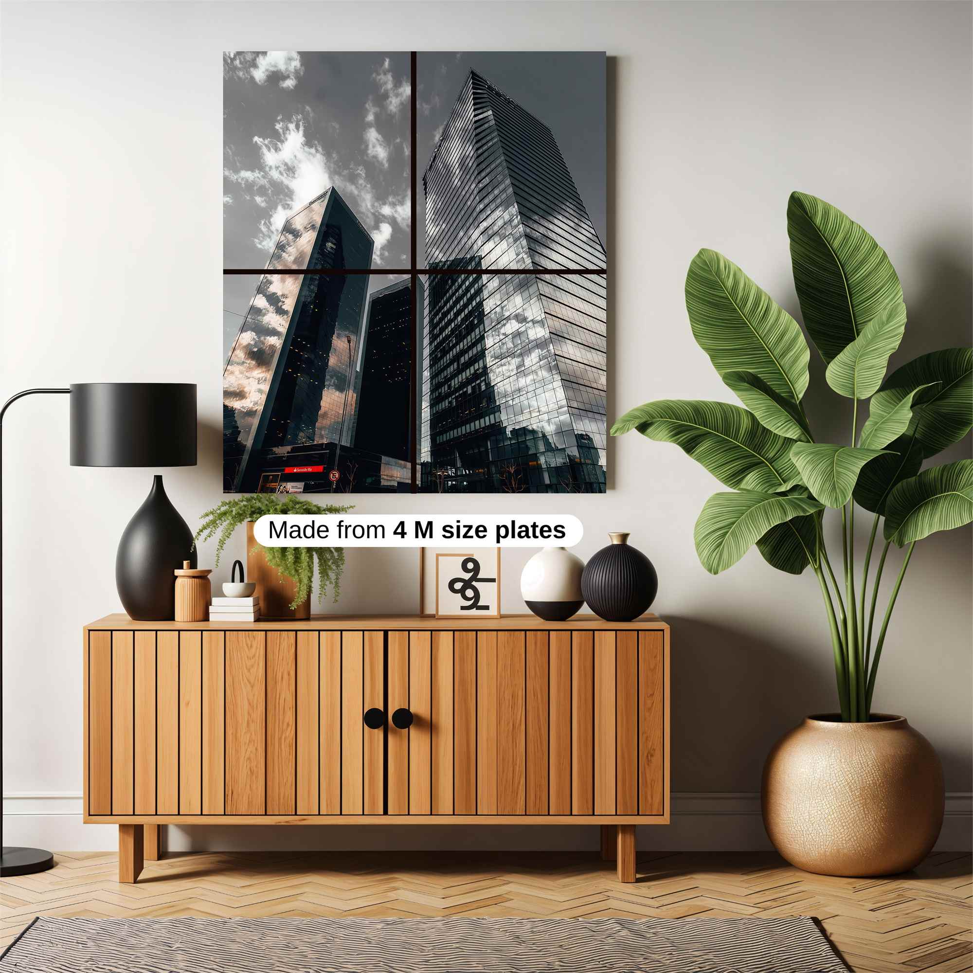 Skyscraper Serenity Safe Wall Magnetic / M