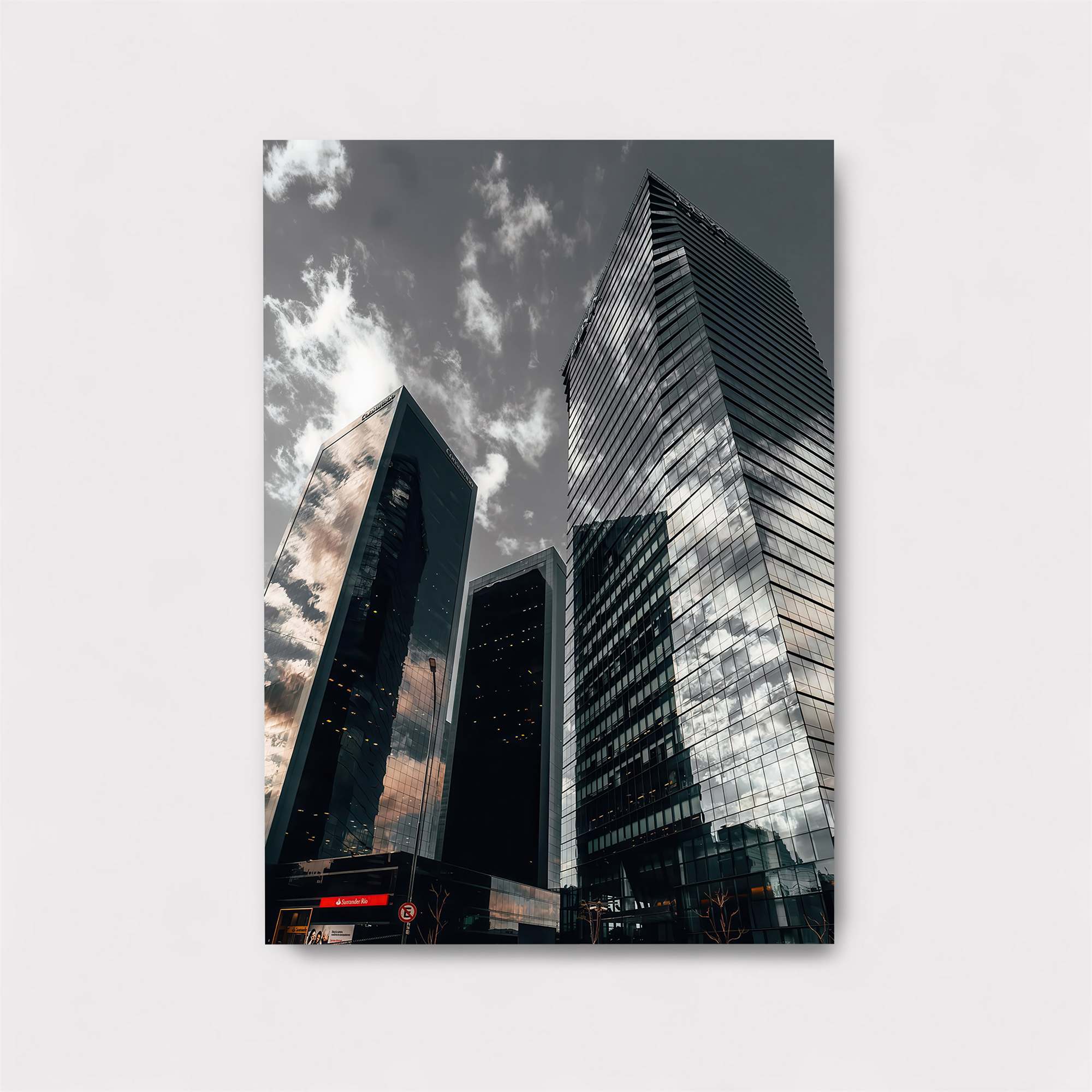 Skyscraper Serenity Safe Wall Magnetic / M