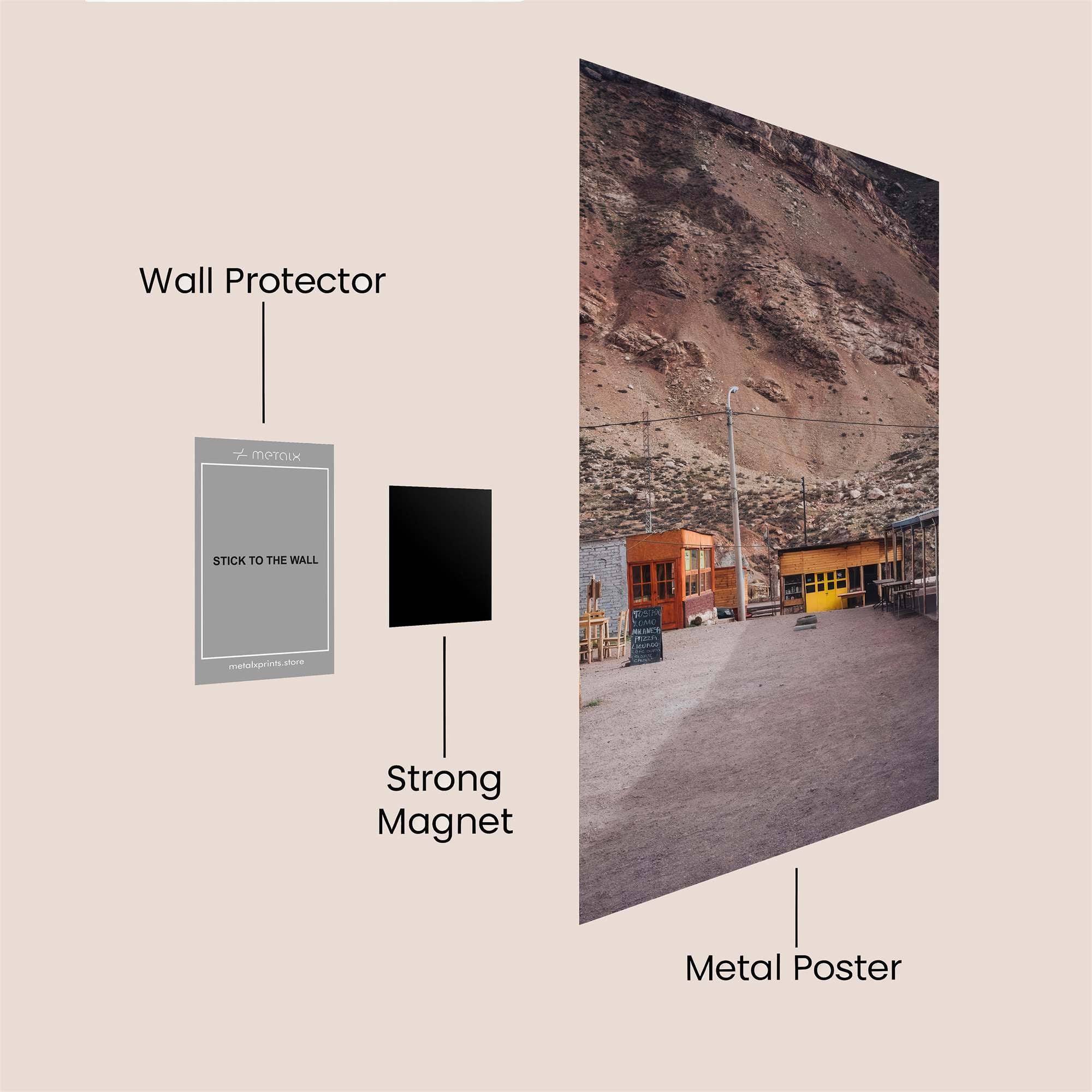Canyon Quiet Safe Wall Magnetic / M