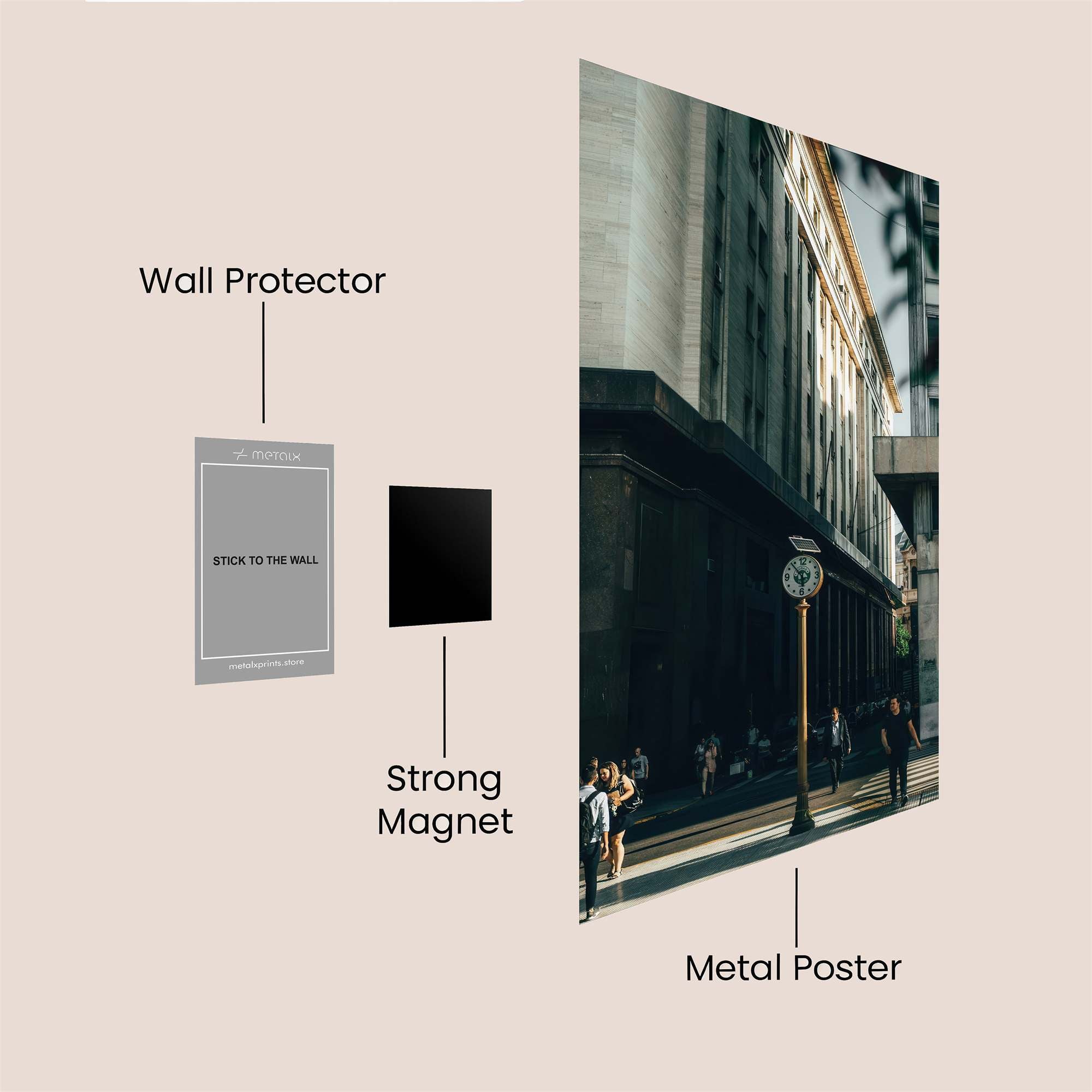 Urban Serenity Safe Wall Magnetic / M