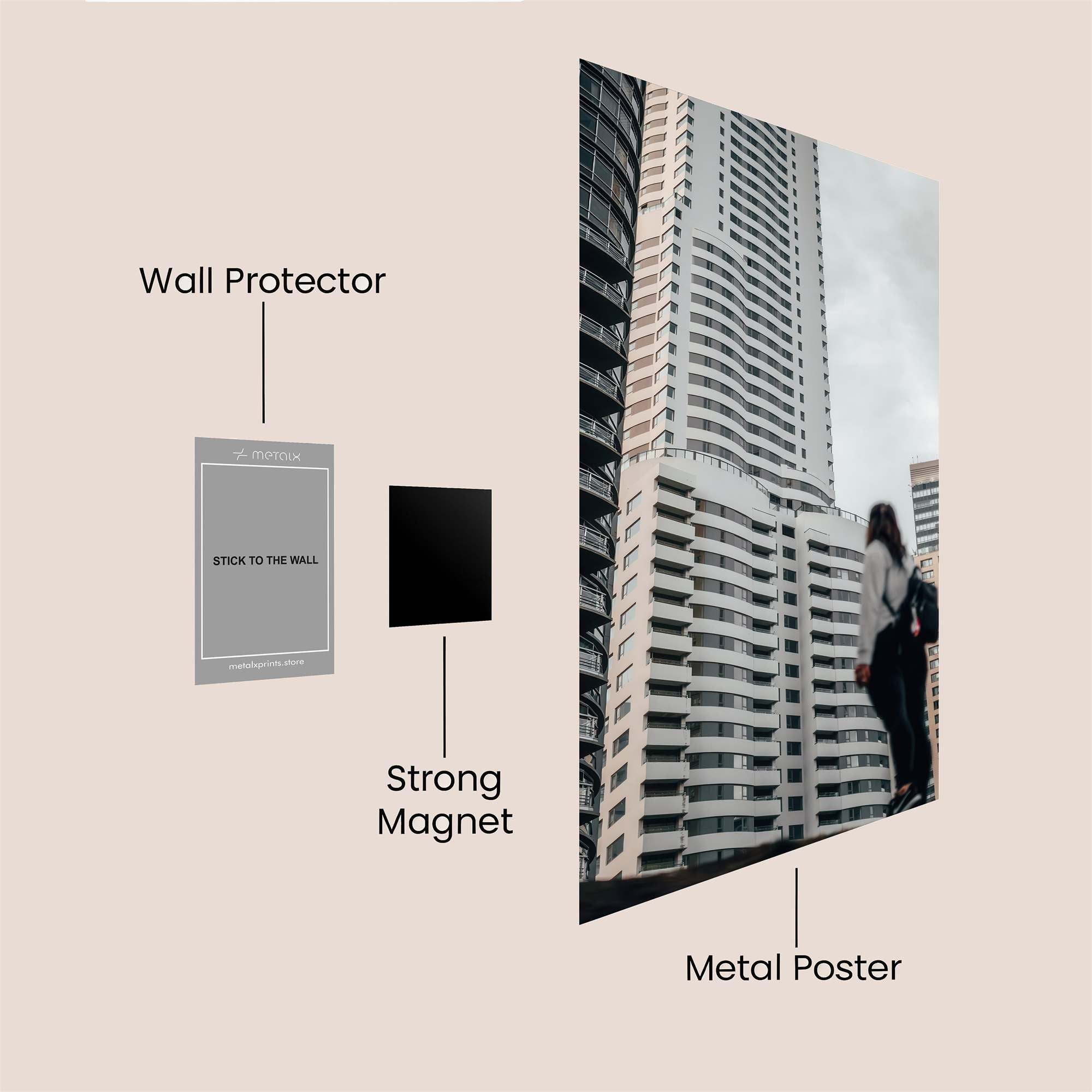 Skyward Solitude Safe Wall Magnetic / M
