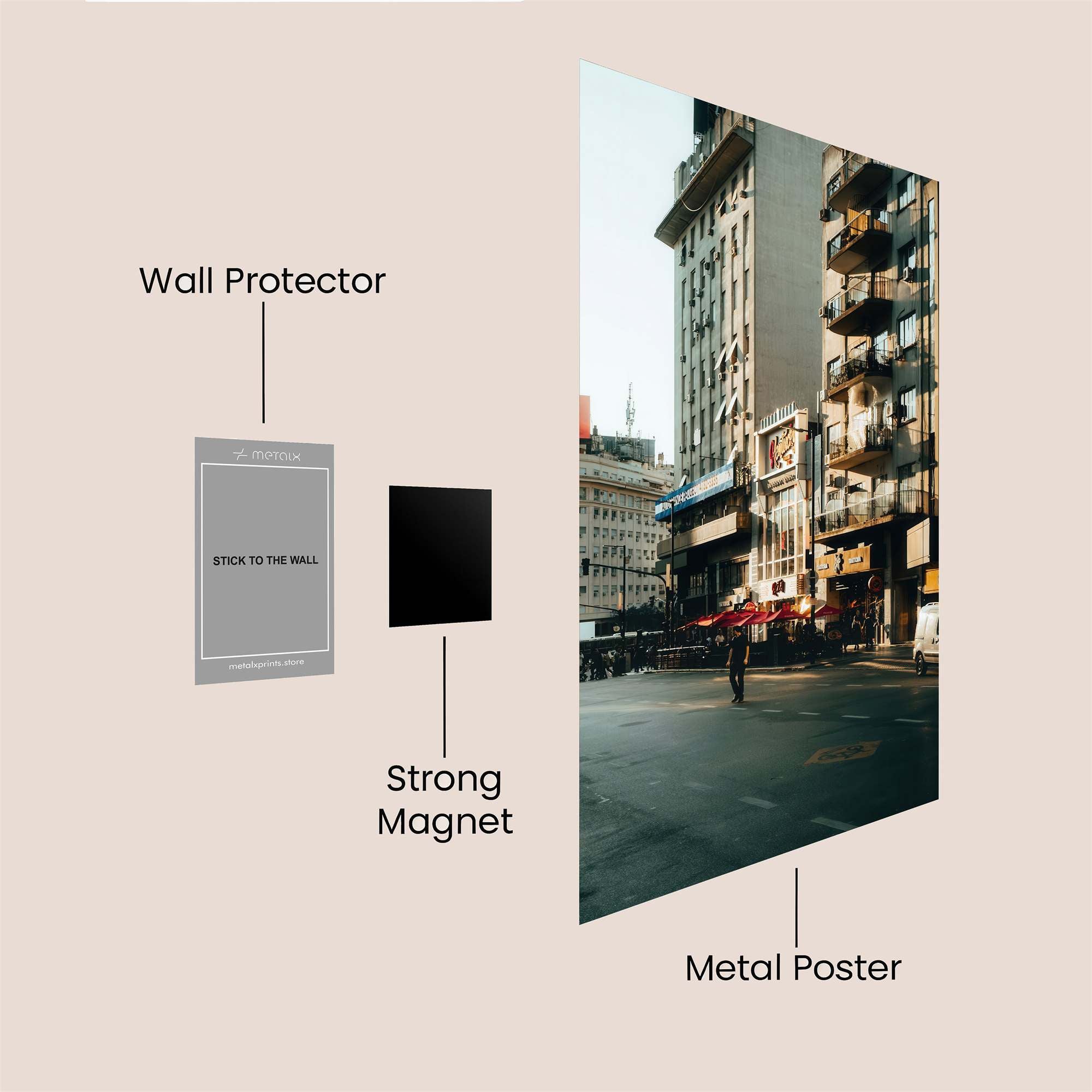 City Whisper Safe Wall Magnetic / M