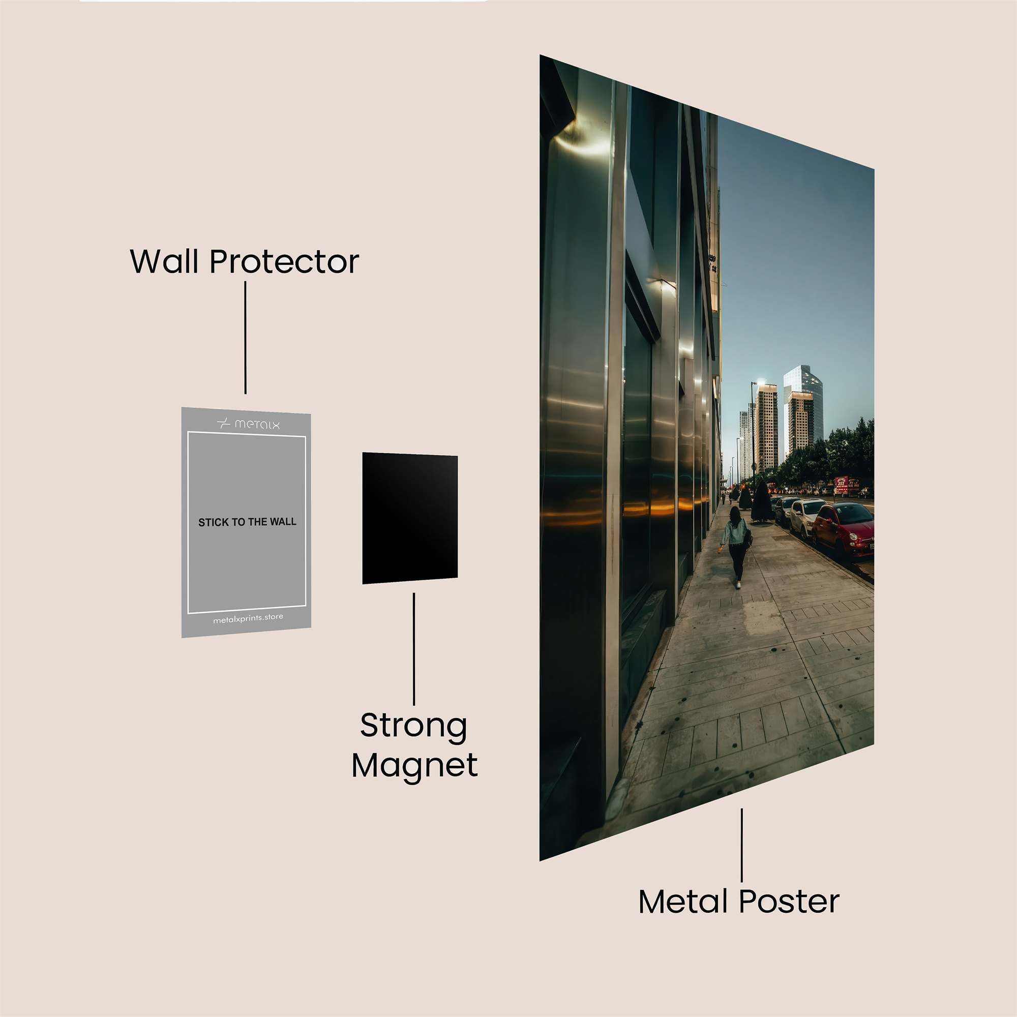 City Solitude Safe Wall Magnetic / M