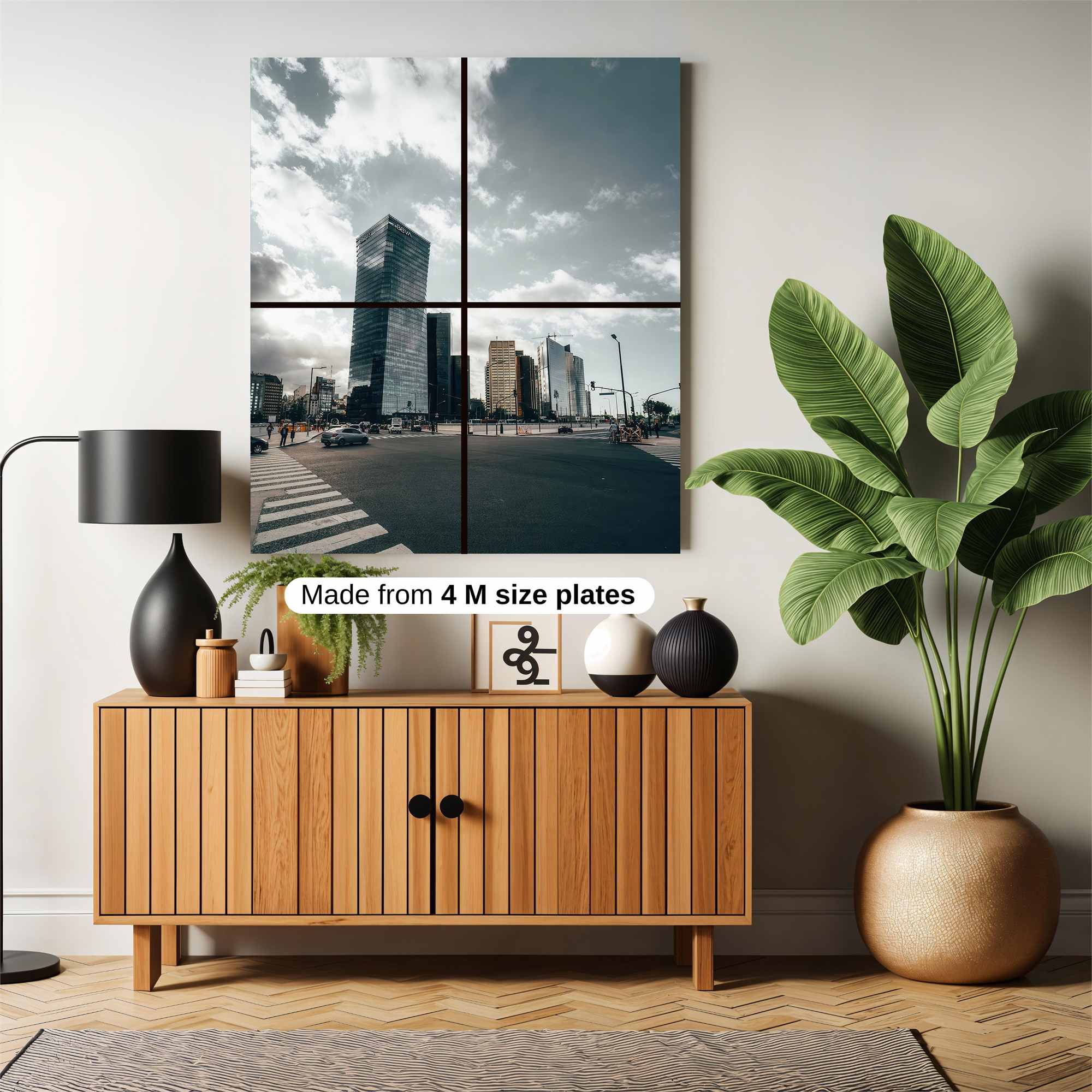 Skyscraper Serenity Safe Wall Magnetic / M