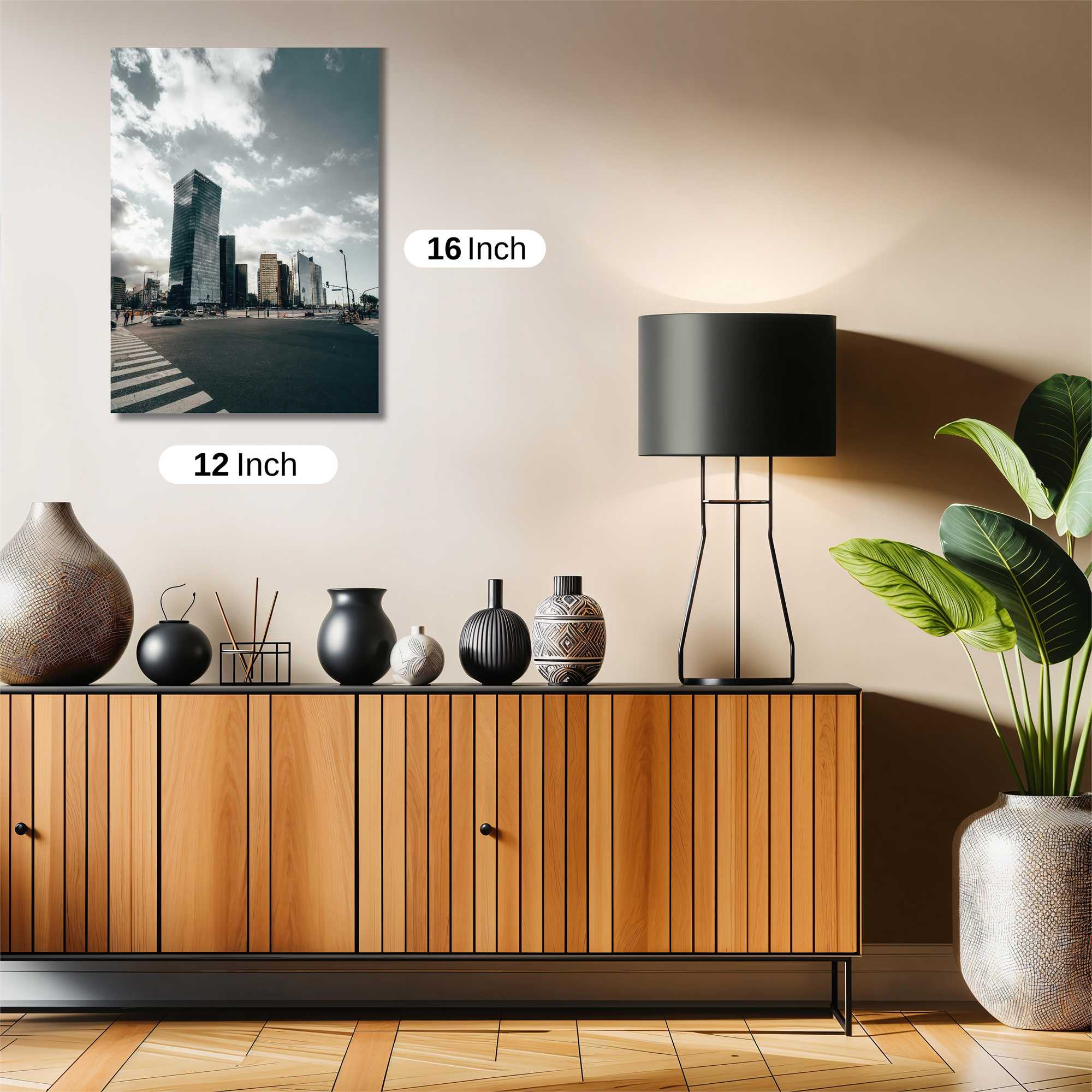 Skyscraper Serenity Safe Wall Magnetic / M