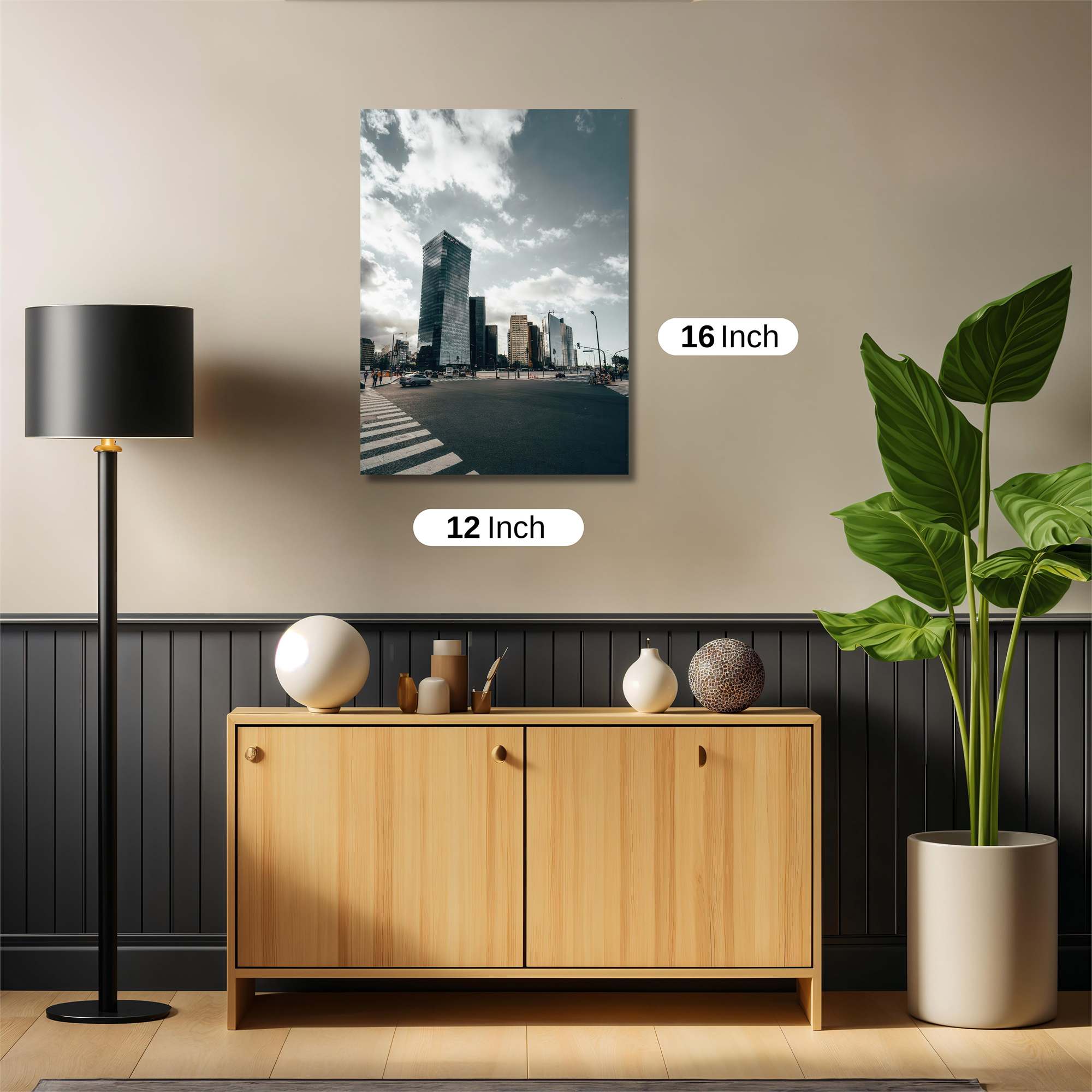 Skyscraper Serenity Safe Wall Magnetic / M