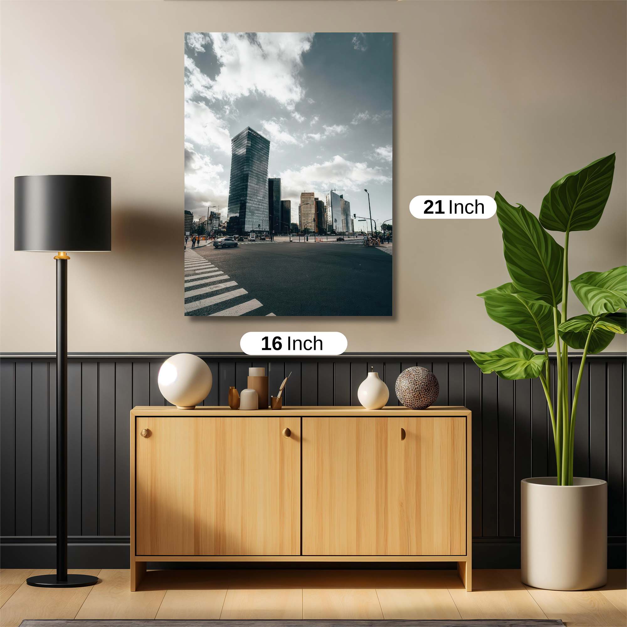 Skyscraper Serenity Safe Wall Magnetic / M