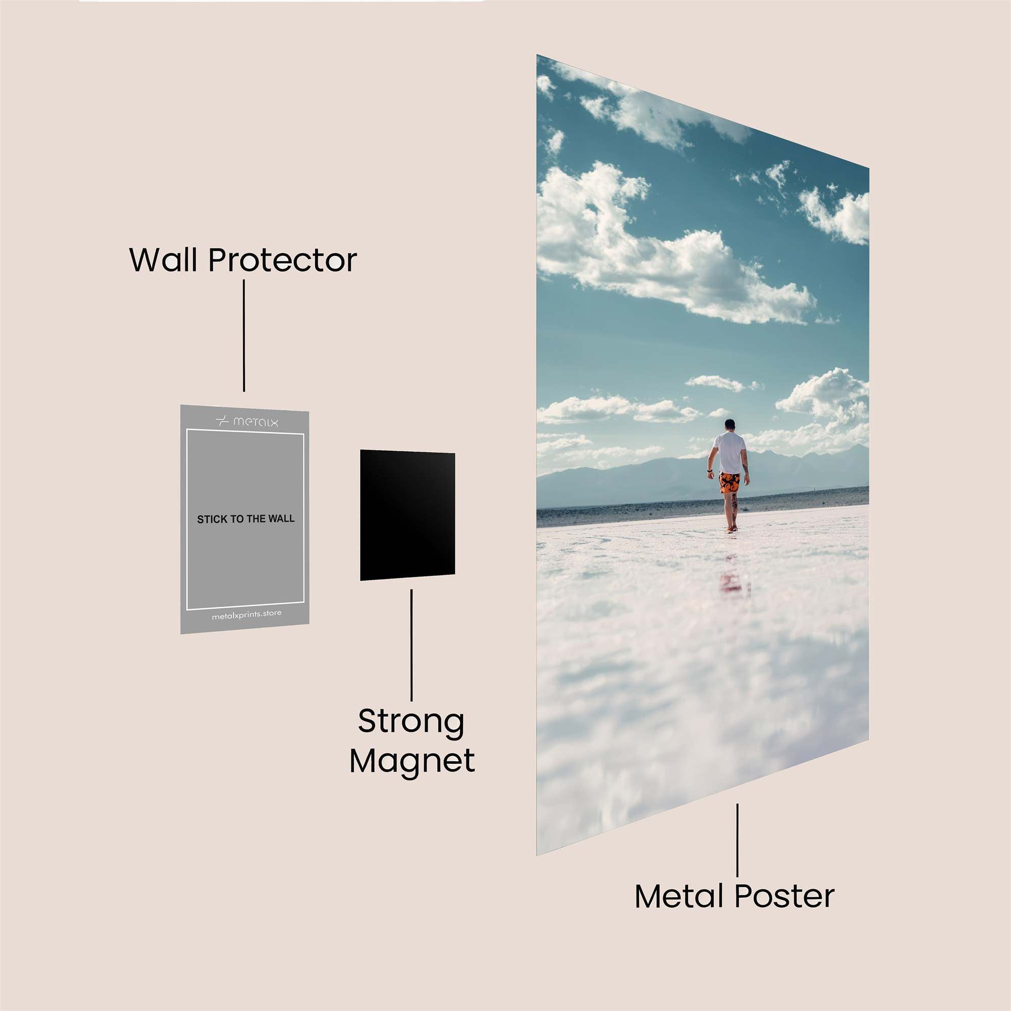 Journey Serene Safe Wall Magnetic / M