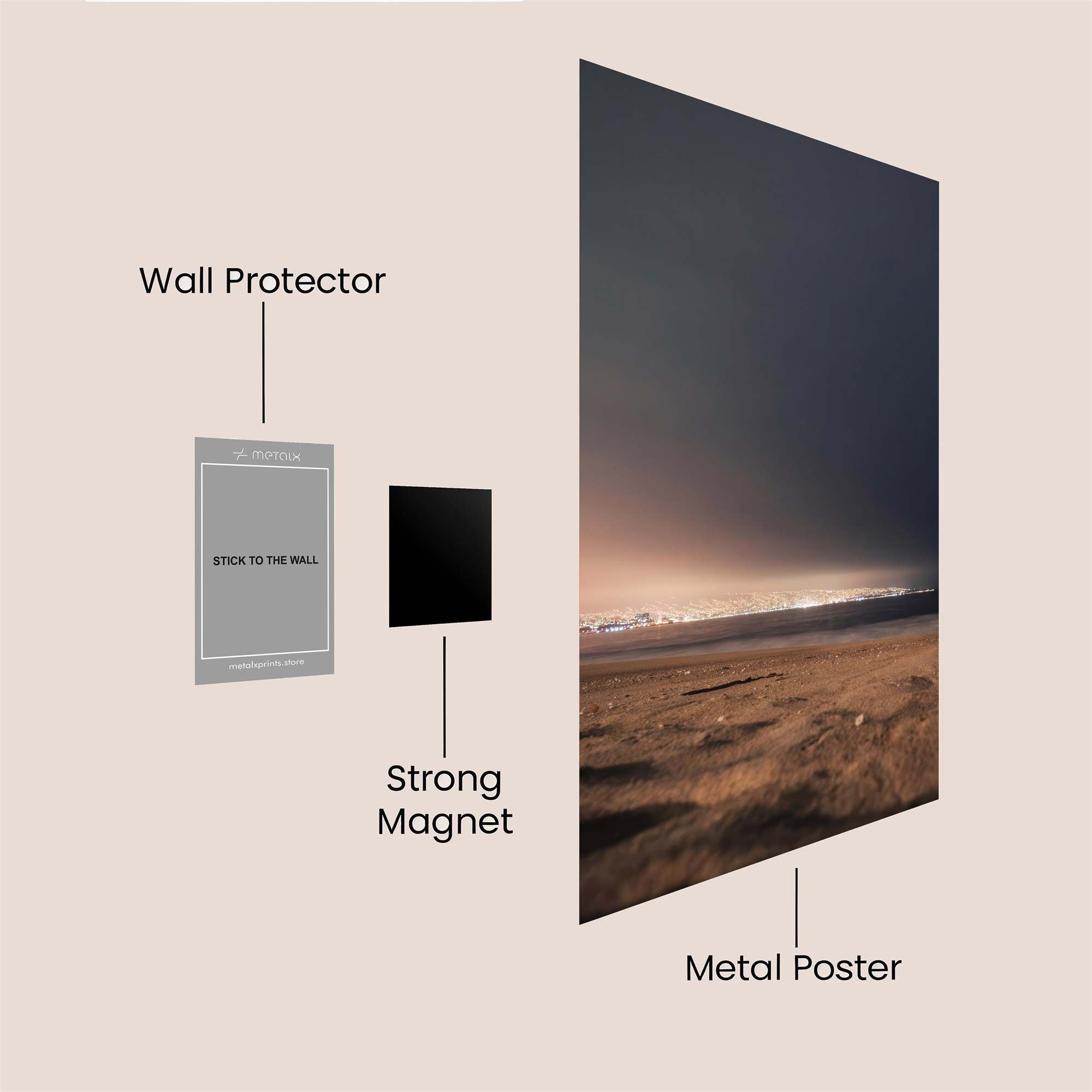 Horizon Glow Safe Wall Magnetic / M