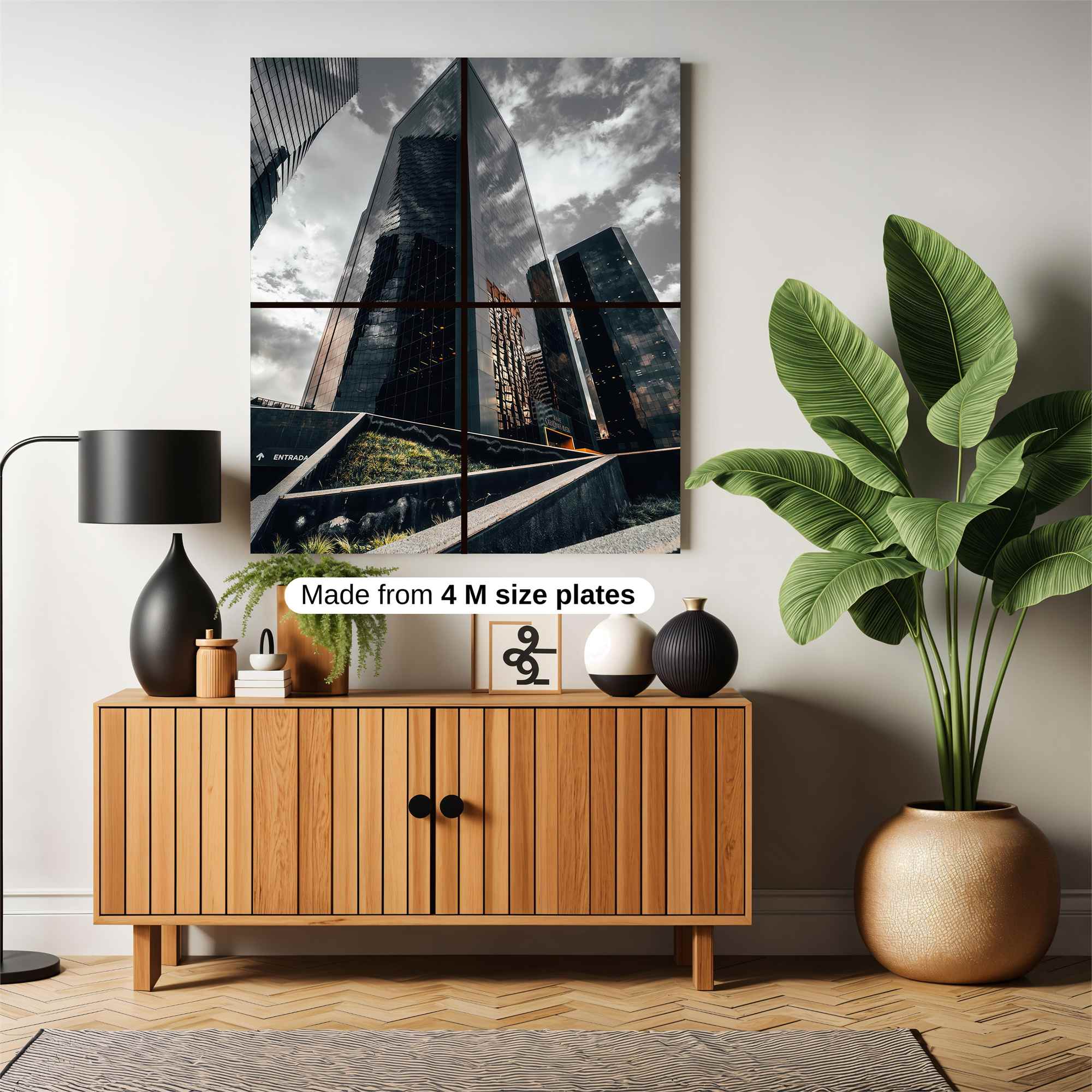 Skyscraper Serenity Safe Wall Magnetic / M