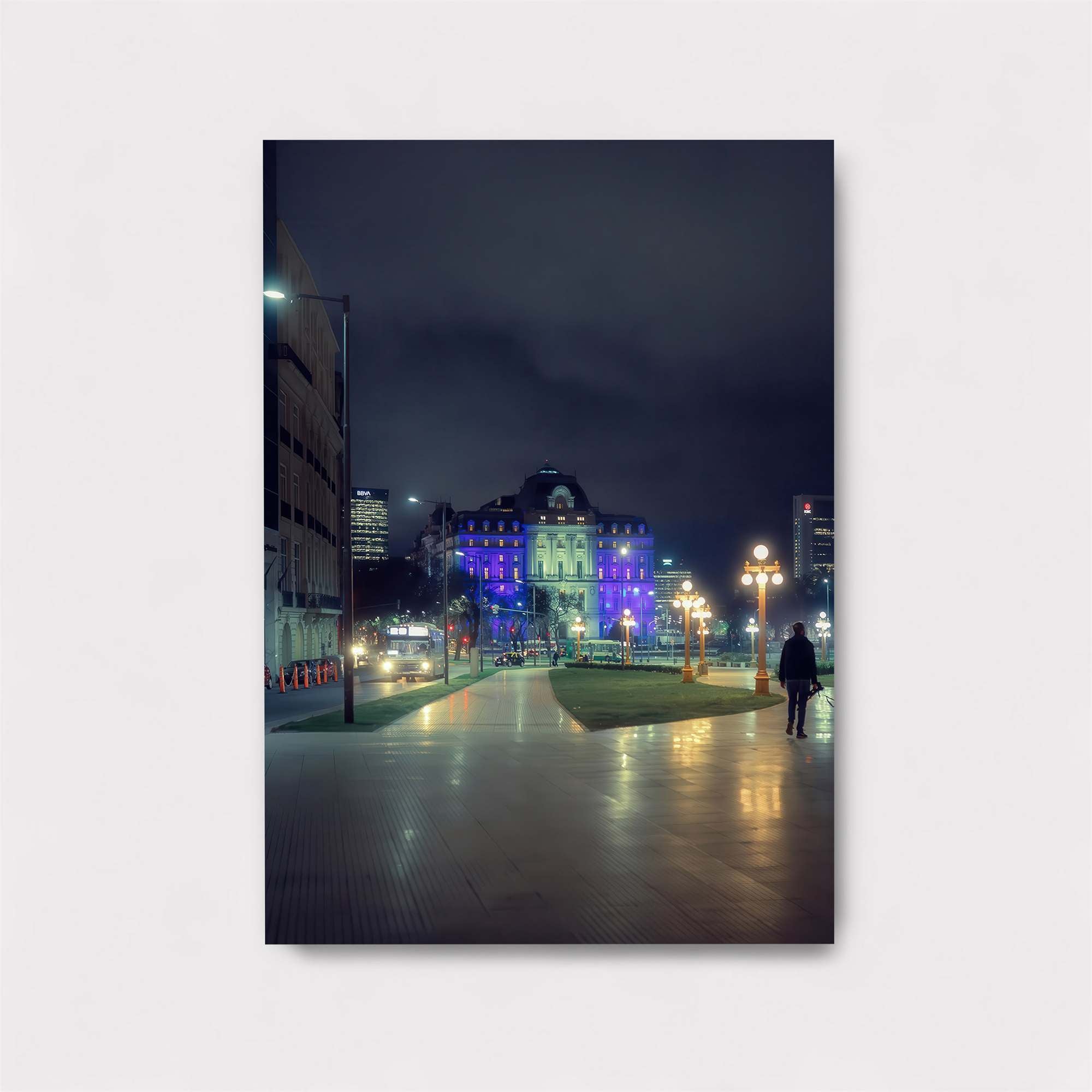 Cityscape Twilight Safe Wall Magnetic / M