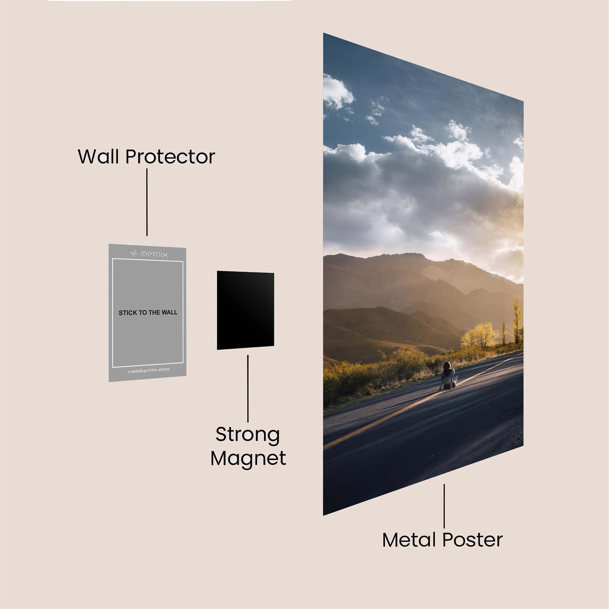 Journey Serene Safe Wall Magnetic / M